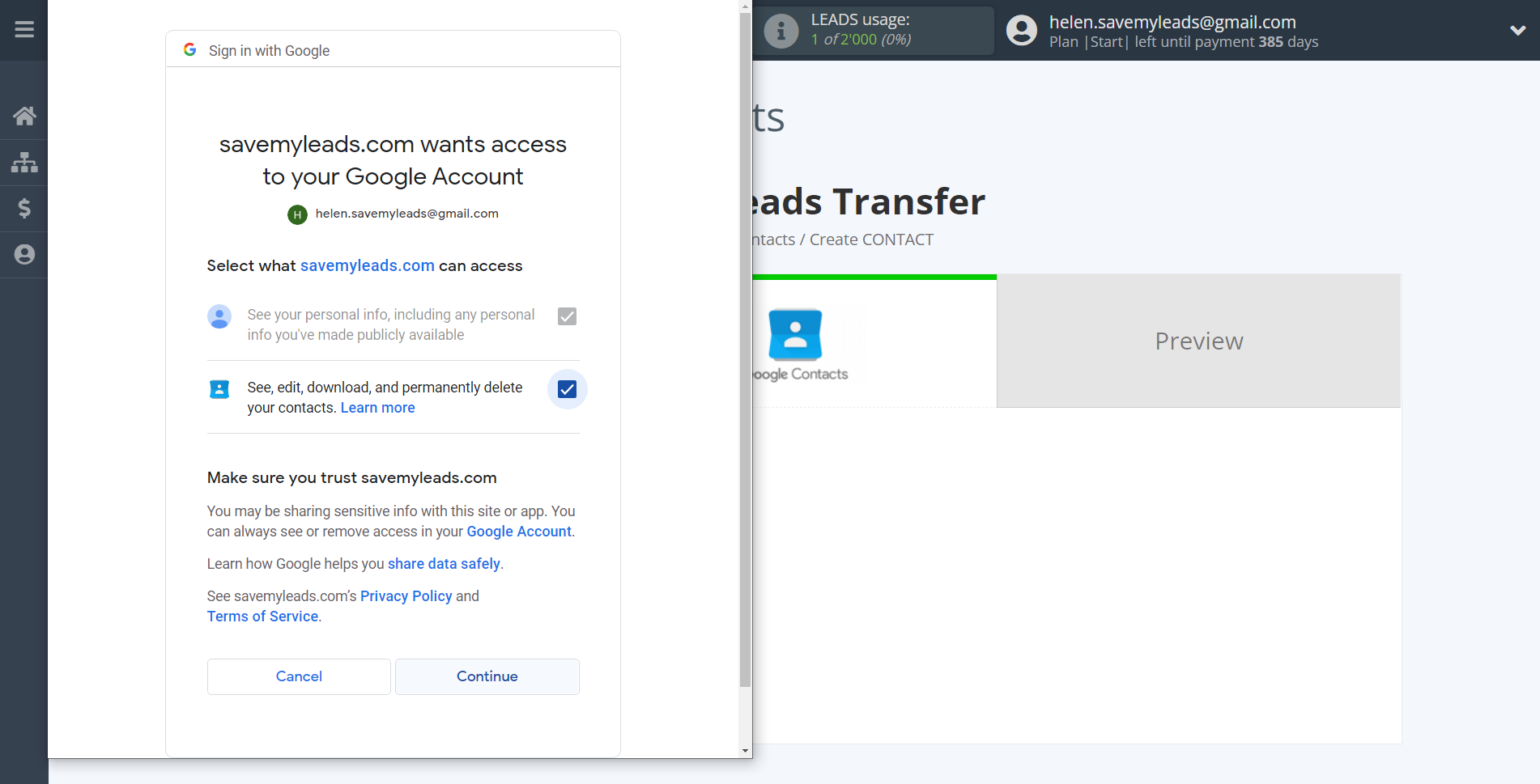 How to Connect Google Lead Form with Google Contacts | Data Destination account connection How to Connect Google Lead Form with Google Contacts | Data Destination account connection
