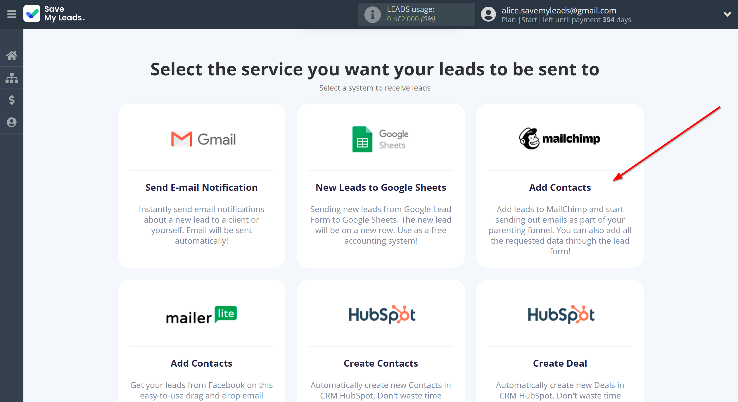 How to Connect Google Lead Form with MailChimp | Data Destination system selection How to Connect Google Lead Form with MailChimp | Data Destination system selection