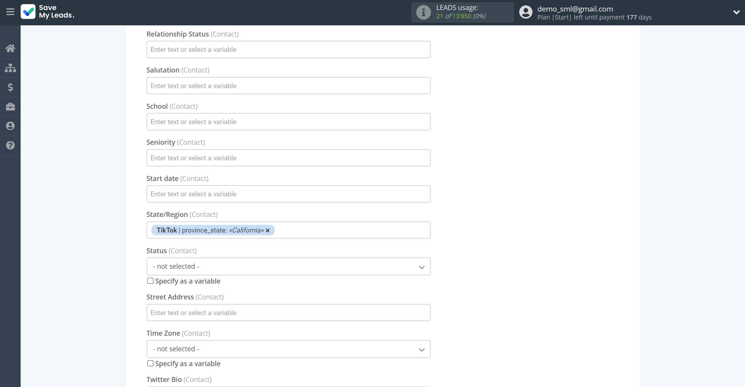 How to Connect TikTok with HubSpot Create Deal | Assigning fields How to Connect TikTok with HubSpot Create Deal | Assigning fields