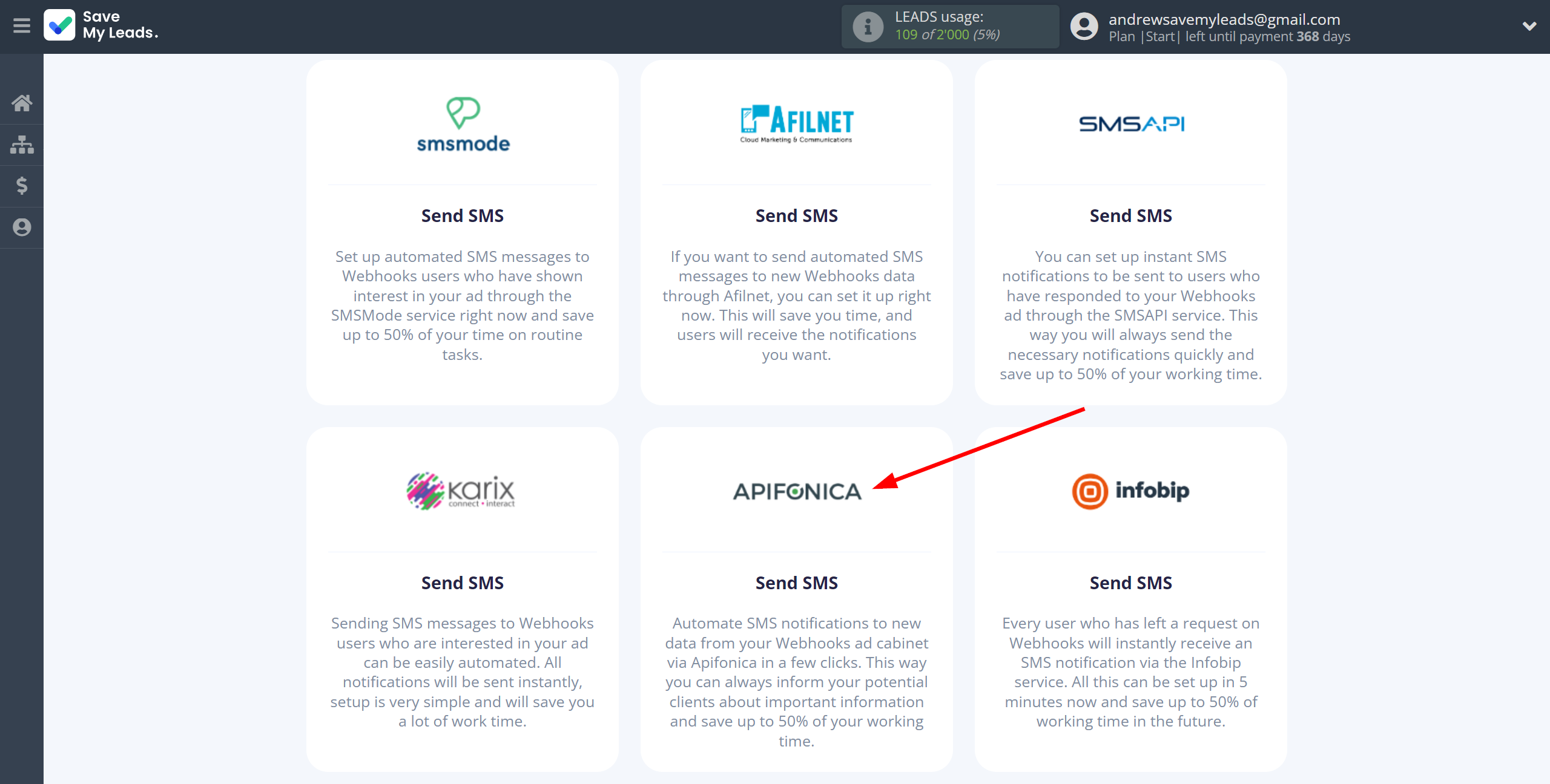 How to Connect Webhooks with Apifonica | Data Destination system selection How to Connect Webhooks with Apifonica | Data Destination system selection
