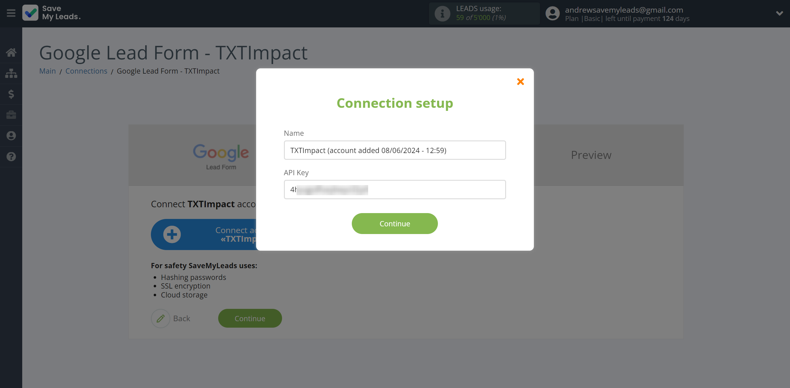 How to Connect Google Lead Form with TXTImpact | Data Destination account connection How to Connect Google Lead Form with TXTImpact | Data Destination account connection
