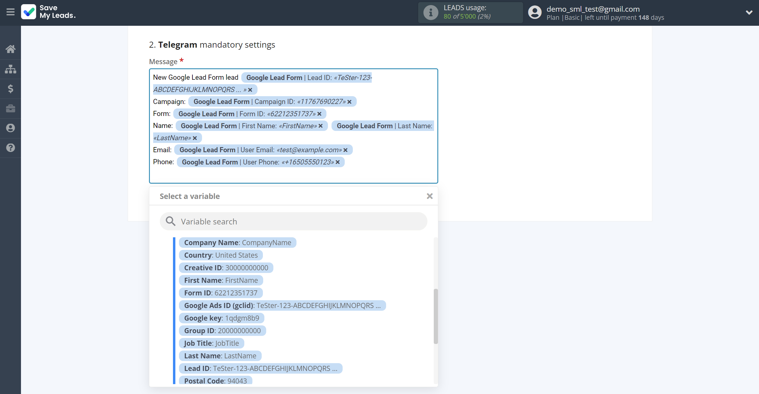 How to Connect Google Lead Form with Telegram (your bot) | Assigning fields How to Connect Google Lead Form with Telegram (your bot) | Assigning fields