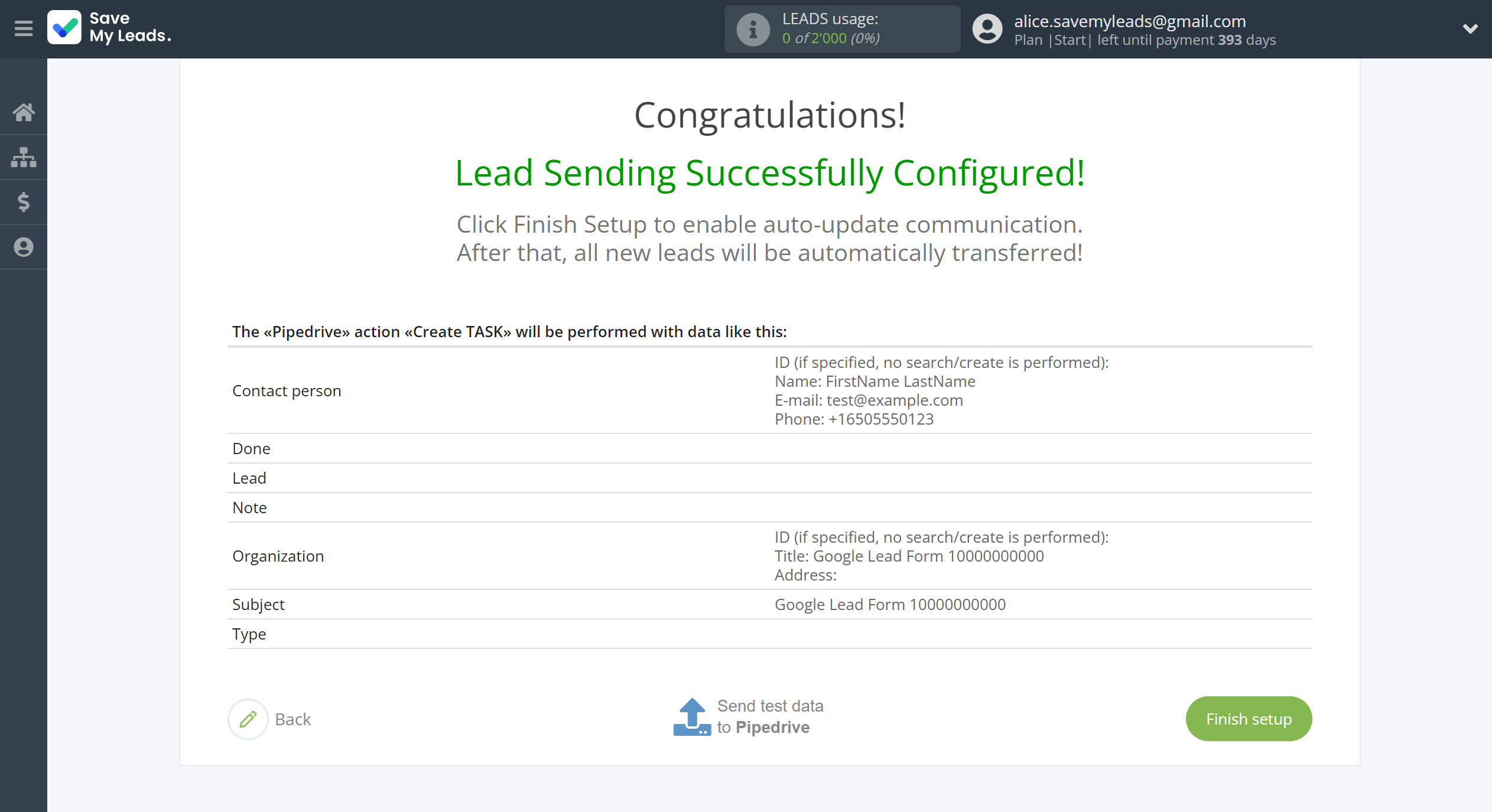 How to Connect Google Lead Form with Pipedrive Create Task | Test data How to Connect Google Lead Form with Pipedrive Create Task | Test data