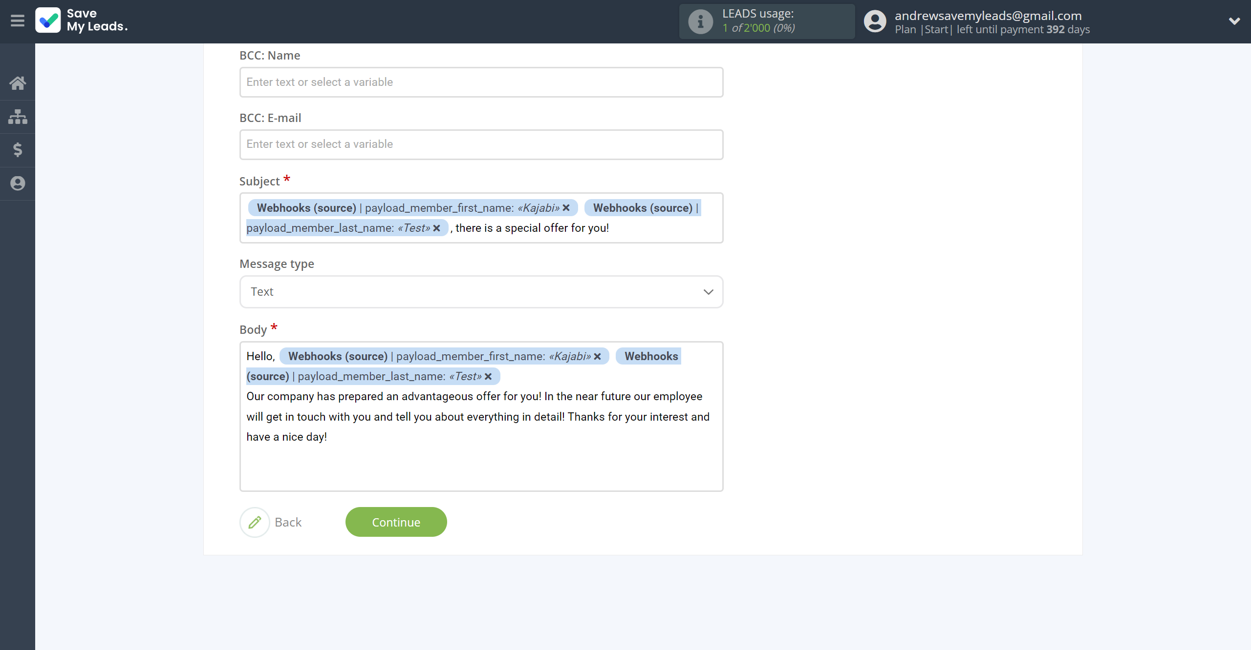 How to Connect Webhooks with Gmail | Assigning fields How to Connect Webhooks with Gmail | Assigning fields