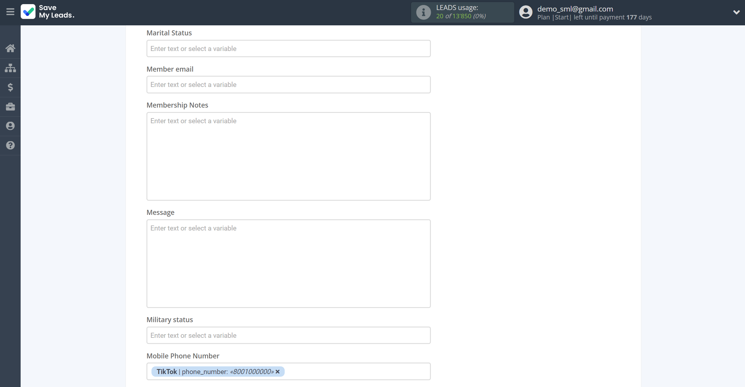 How to Connect TikTok with HubSpot Create Contacts | Assigning fields How to Connect TikTok with HubSpot Create Contacts | Assigning fields