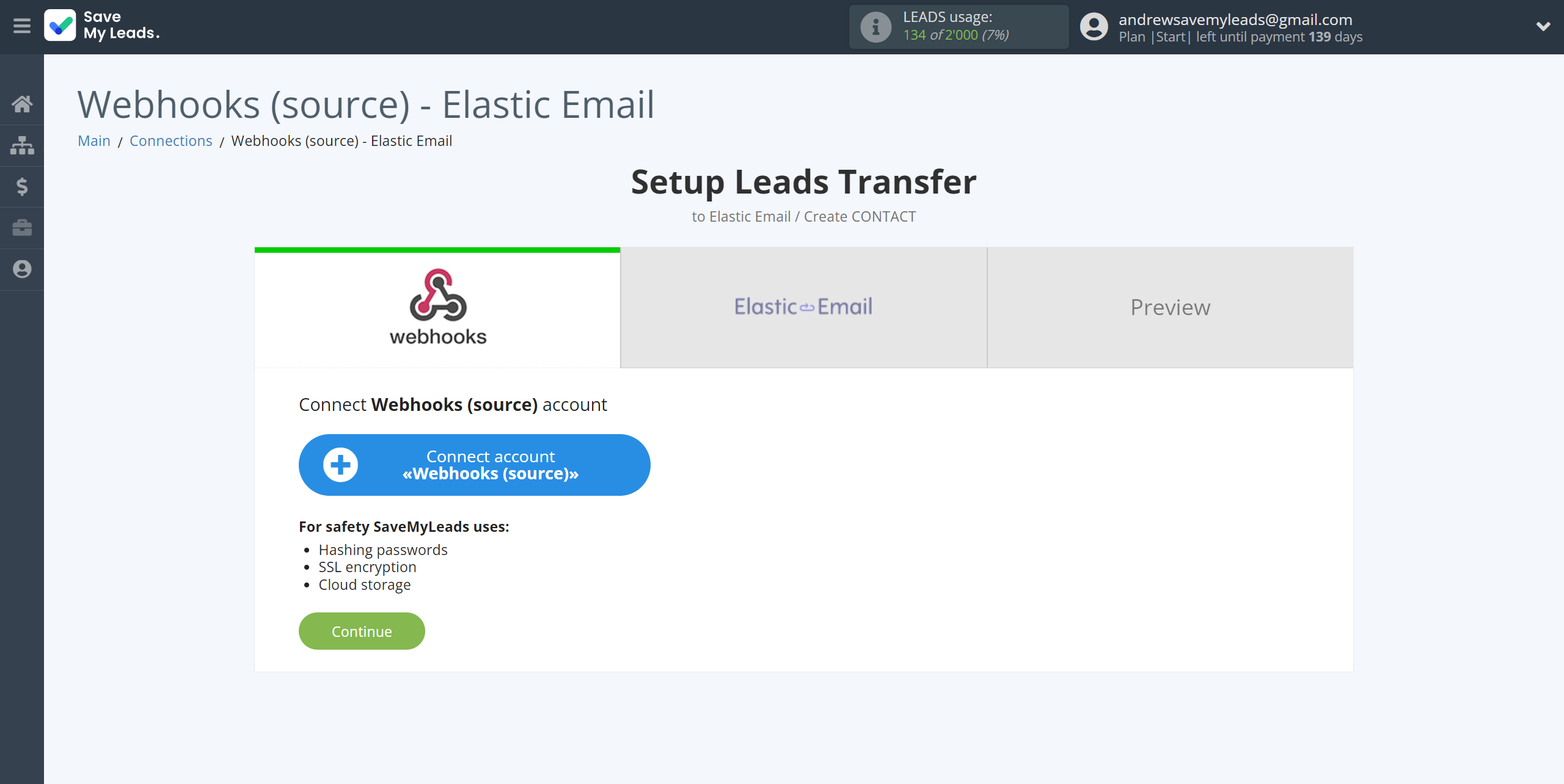 How to Connect Webhooks with Elastic Email Create Contacts | Data Source account connection How to Connect Webhooks with Elastic Email Create Contacts | Data Source account connection