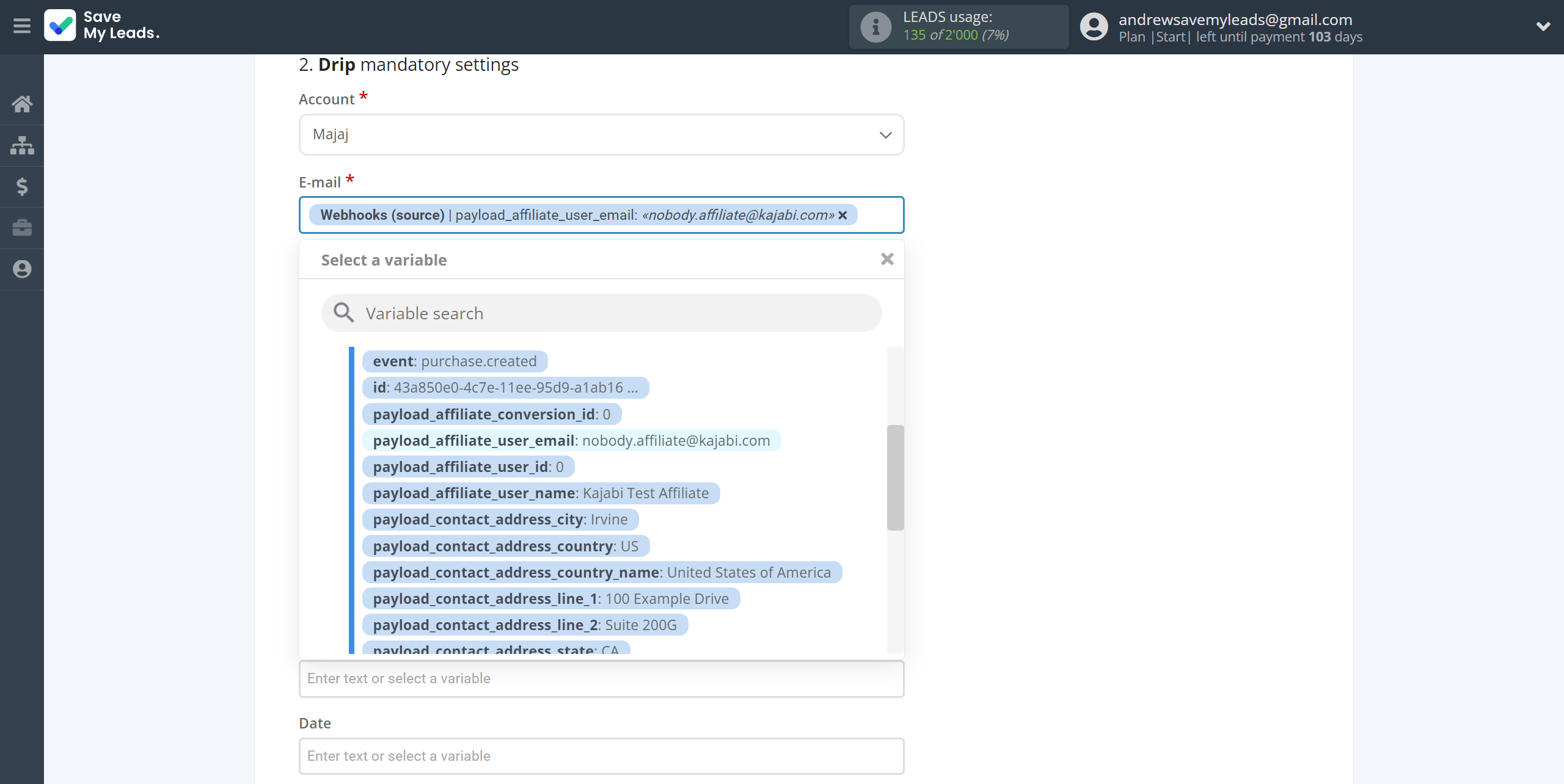 How to Connect Webhooks with Drip Create/Update Subscribers | Assigning fields How to Connect Webhooks with Drip Create/Update Subscribers | Assigning fields