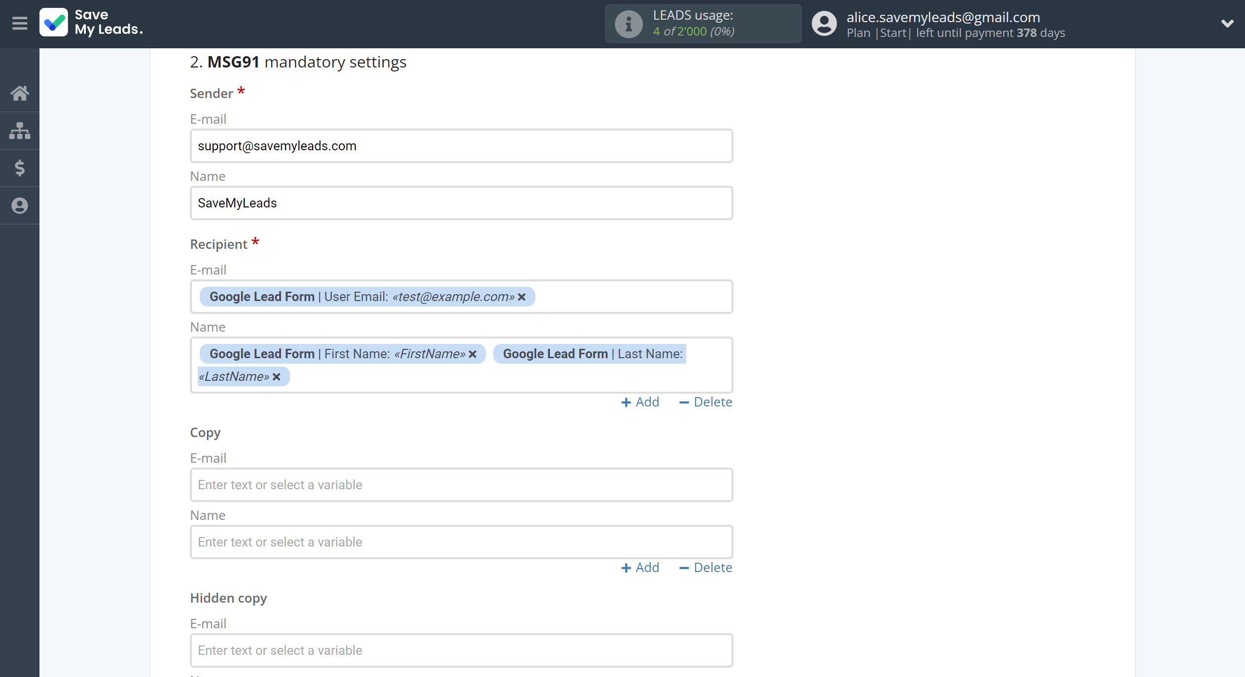 How to Connect Google Lead Form with MSG91 Send Email | Assigning fields How to Connect Google Lead Form with MSG91 Send Email | Assigning fields