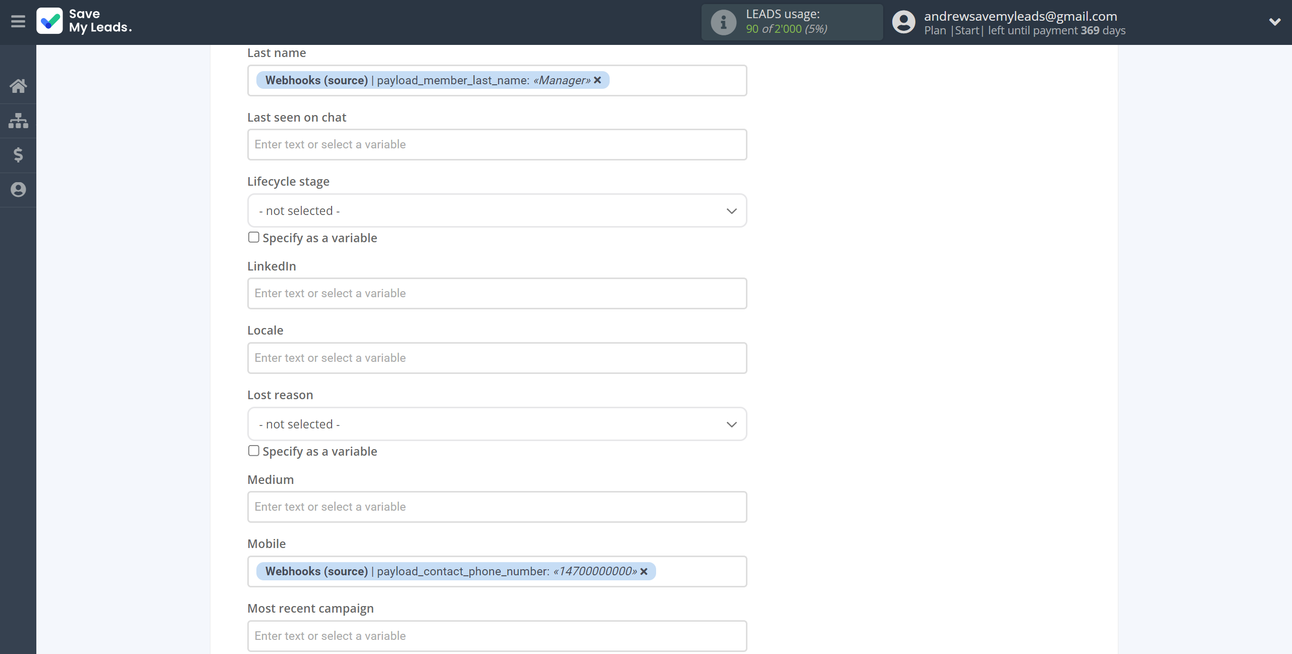 How to Connect Webhooks with Freshworks Create Contacts | Assigning fields How to Connect Webhooks with Freshworks Create Contacts | Assigning fields