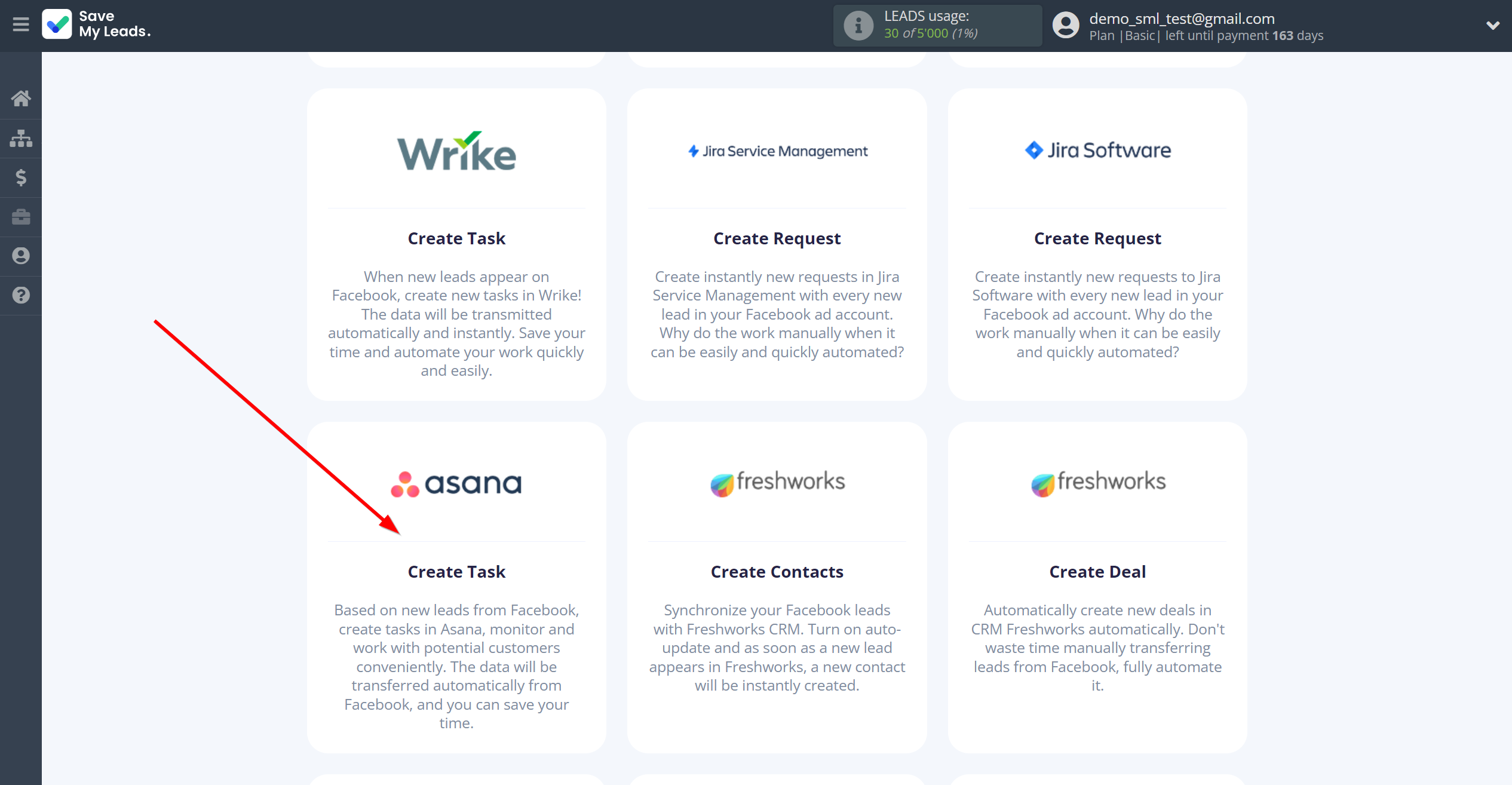 How to Connect TikTok with Asana | Data Destination system selection How to Connect TikTok with Asana | Data Destination system selection