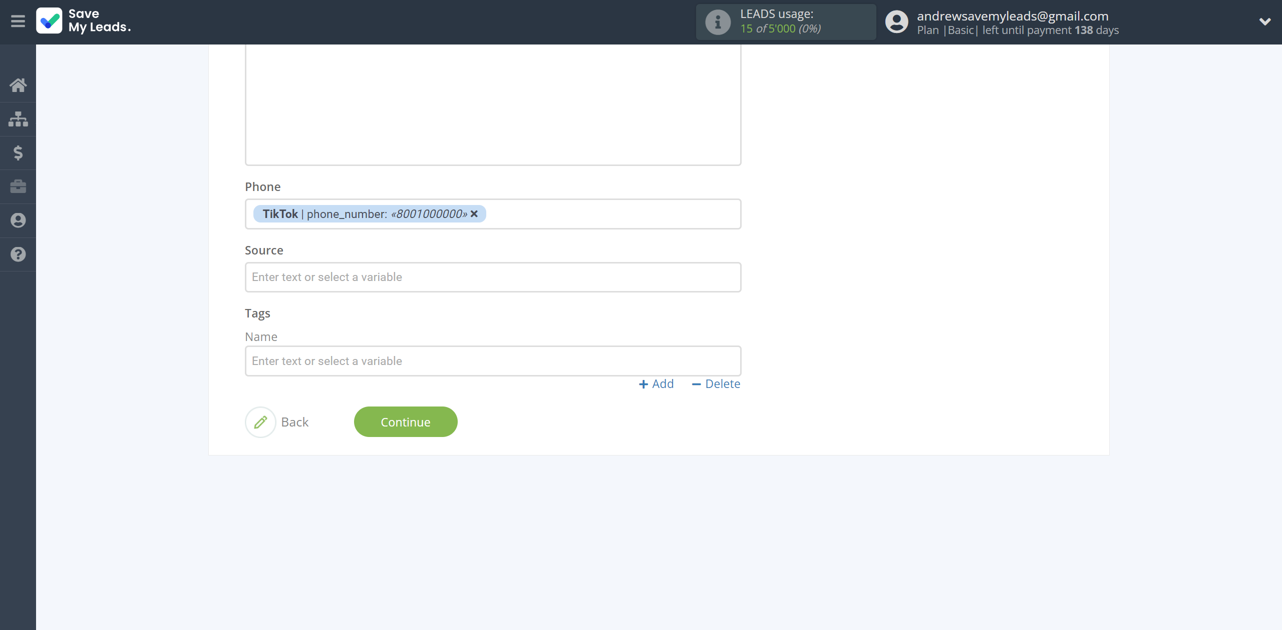How to Connect TikTok with HelpCrunch Create Contacts | Assigning fields How to Connect TikTok with HelpCrunch Create Contacts | Assigning fields