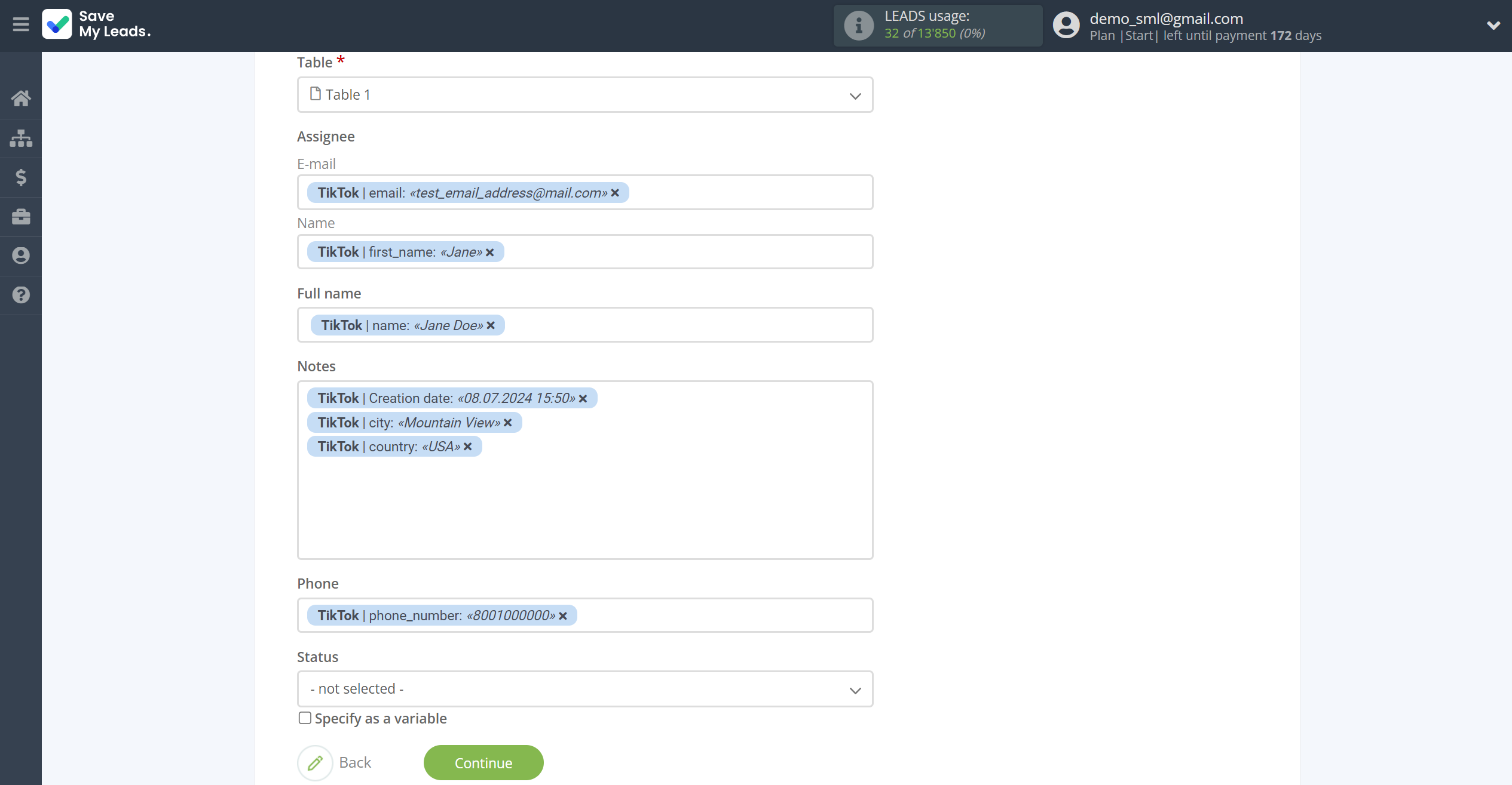 How to Connect TikTok with AirTable | Assigning fields How to Connect TikTok with AirTable | Assigning fields