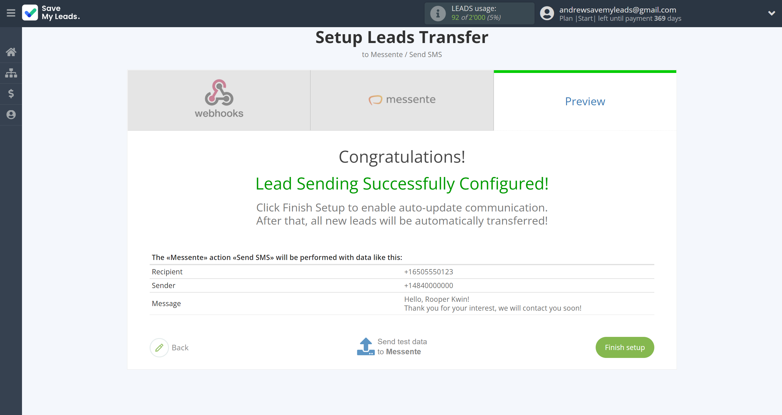 How to Connect Webhooks with Messente | Test data How to Connect Webhooks with Messente | Test data