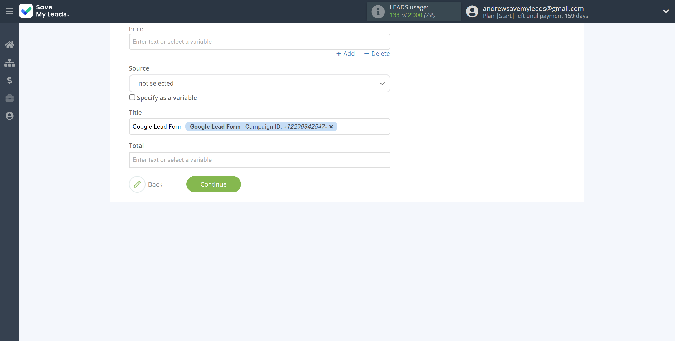 How to Connect Google Lead Form with KeepinCRM Create Agreement | Assigning fields How to Connect Google Lead Form with KeepinCRM Create Agreement | Assigning fields