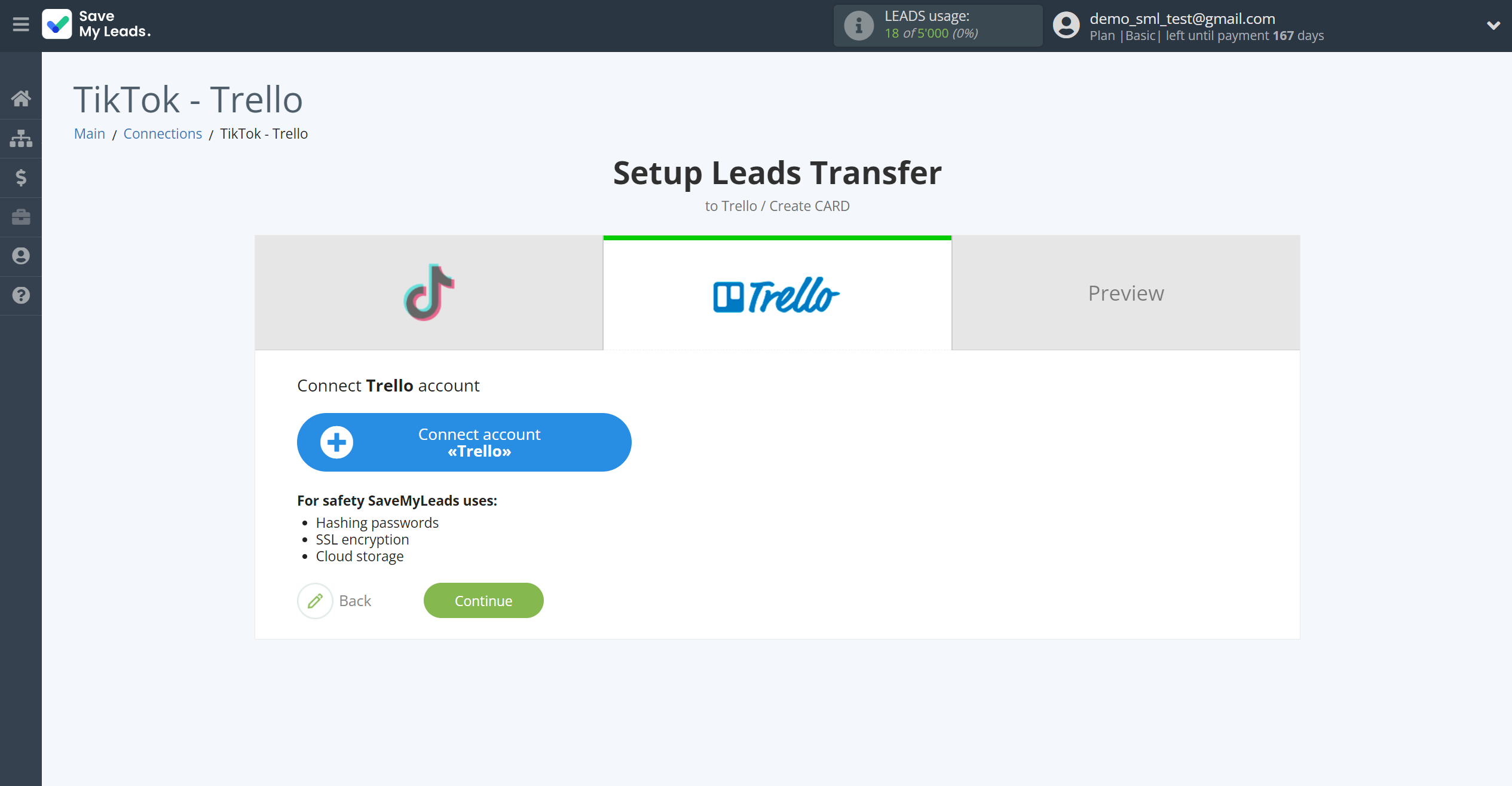 How to Connect TikTok with Trello | Data Destination account connection How to Connect TikTok with Trello | Data Destination account connection