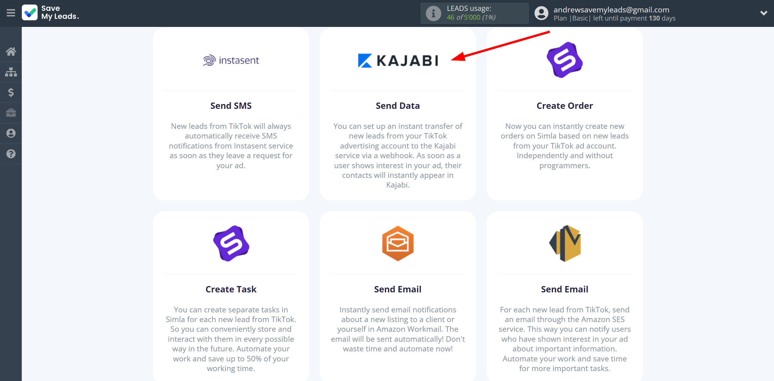 How to Connect TikTok with Kajabi | Data Destination system selection How to Connect TikTok with Kajabi | Data Destination system selection