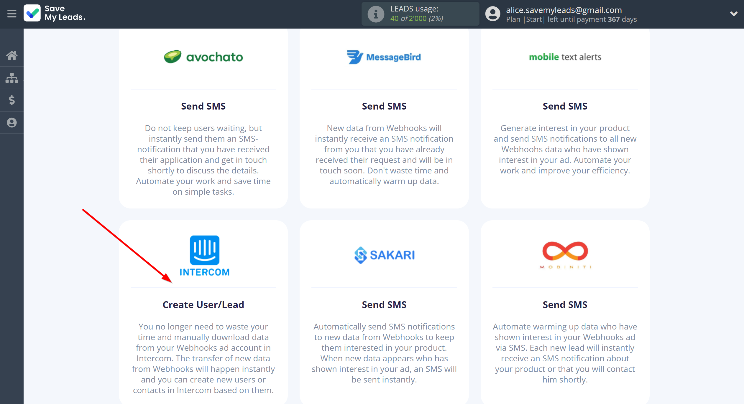 How to Connect Webhooks with Intercom | Data Destination system selection How to Connect Webhooks with Intercom | Data Destination system selection