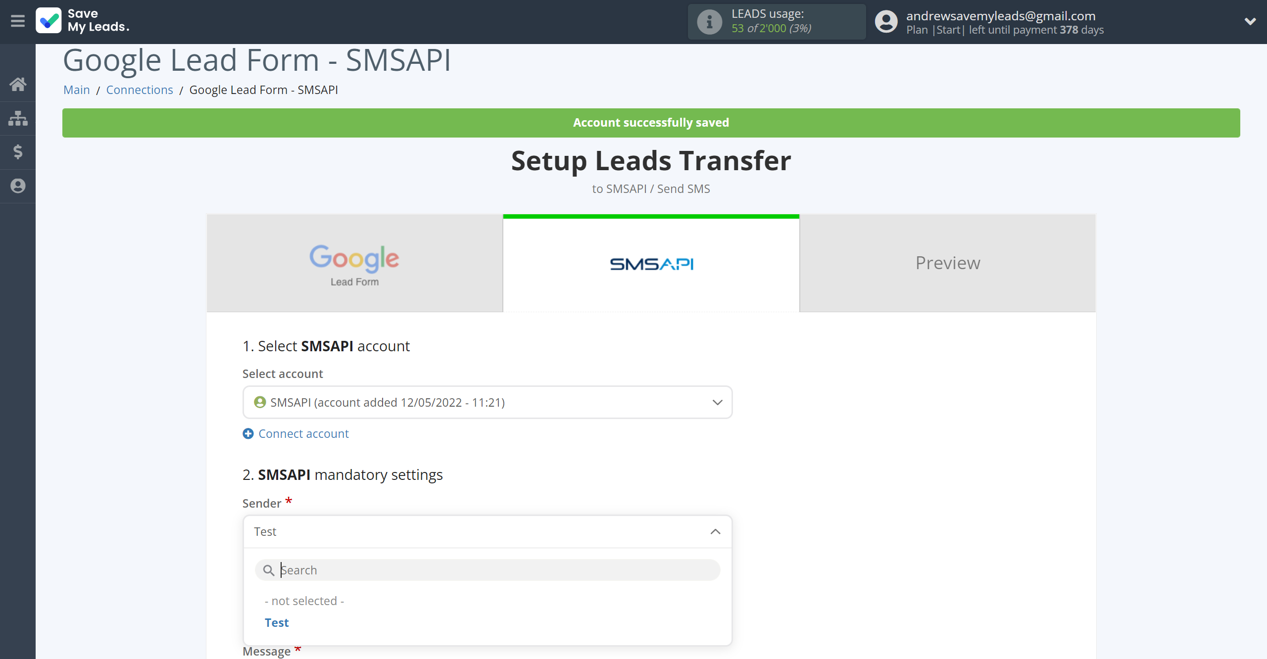 How to Connect Google Lead Form with SMSAPI | Assigning fields How to Connect Google Lead Form with SMSAPI | Assigning fields