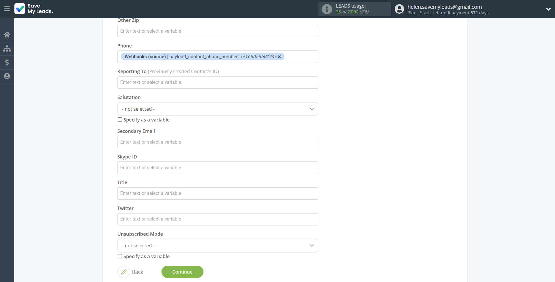 How to Connect Webhooks with Zoho CRM Create Contacts | Assigning fields How to Connect Webhooks with Zoho CRM Create Contacts | Assigning fields