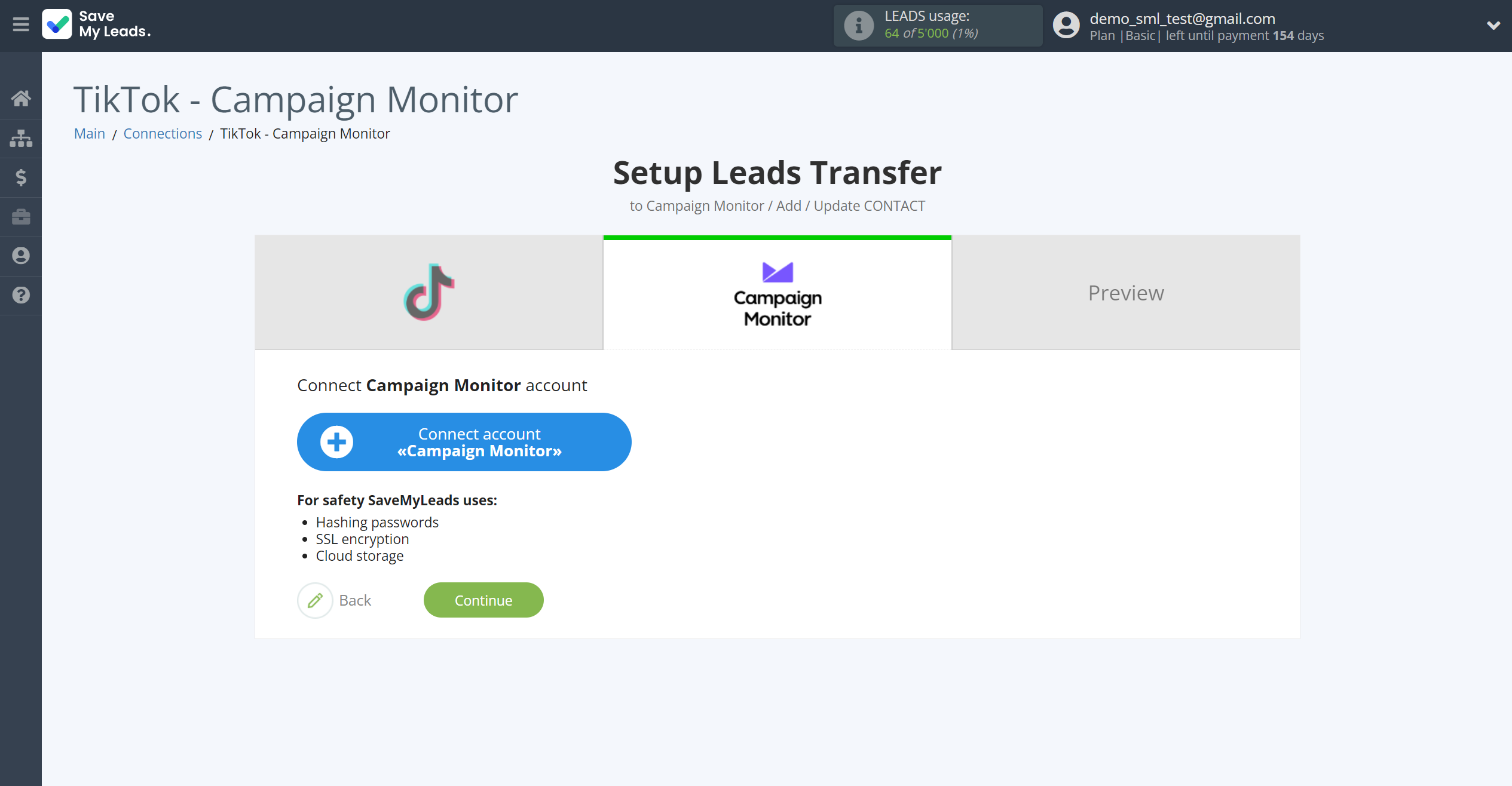How to Connect TikTok with Campaign Monitor | Data Destination account connection How to Connect TikTok with Campaign Monitor | Data Destination account connection