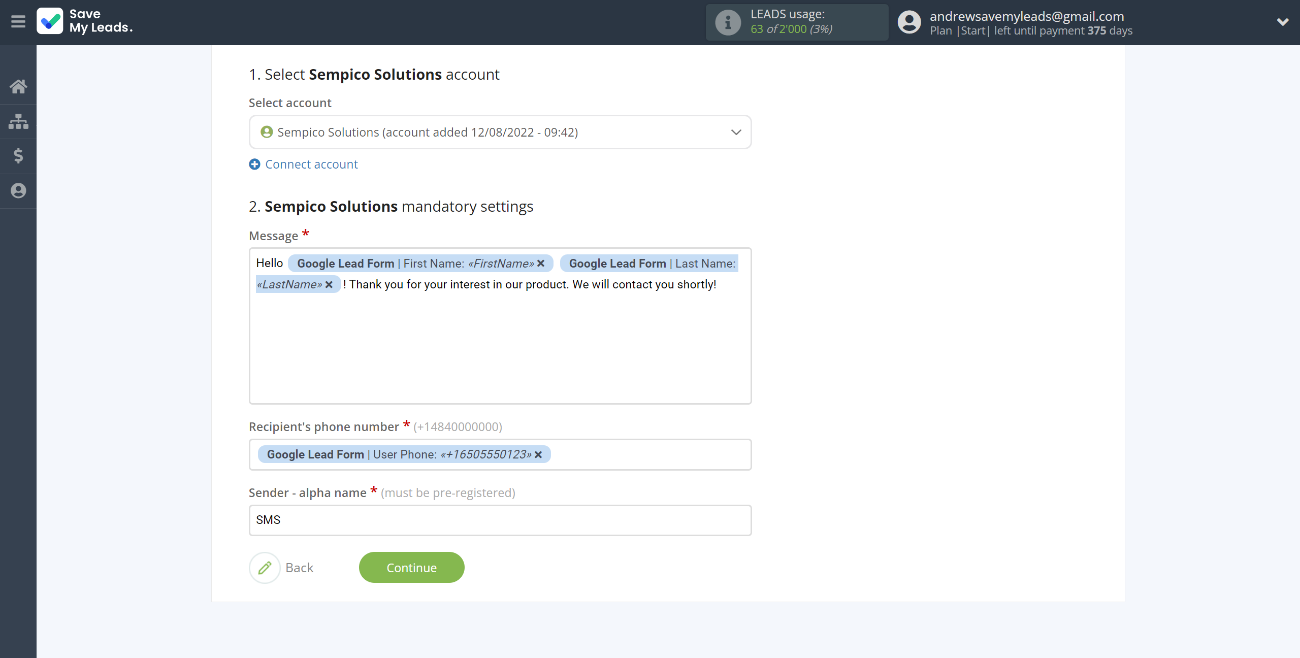 How to Connect Google Lead Form with Sempico Solutions | Assigning fields How to Connect Google Lead Form with Sempico Solutions | Assigning fields