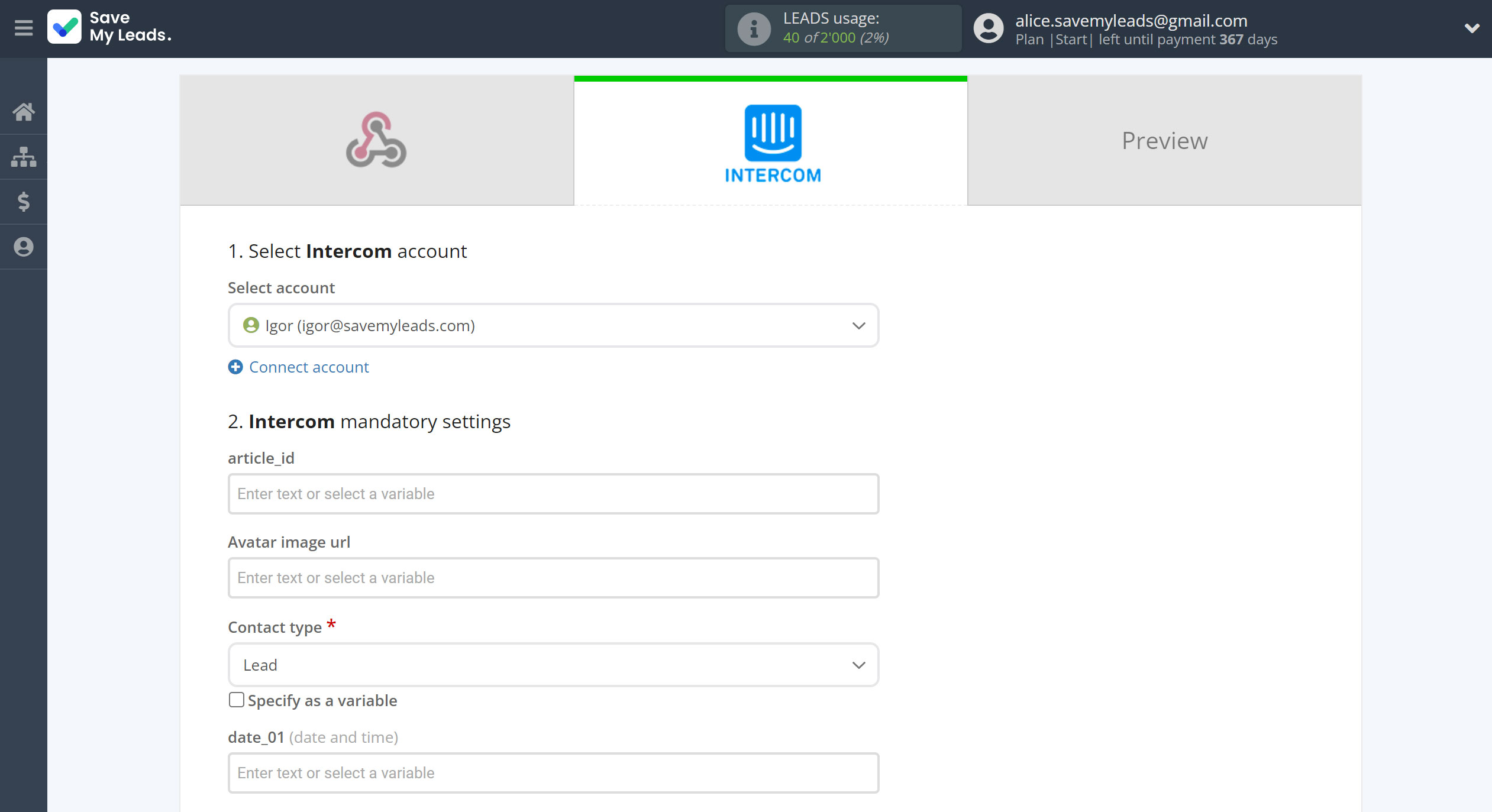 How to Connect Webhooks with Intercom | Assigning fields How to Connect Webhooks with Intercom | Assigning fields