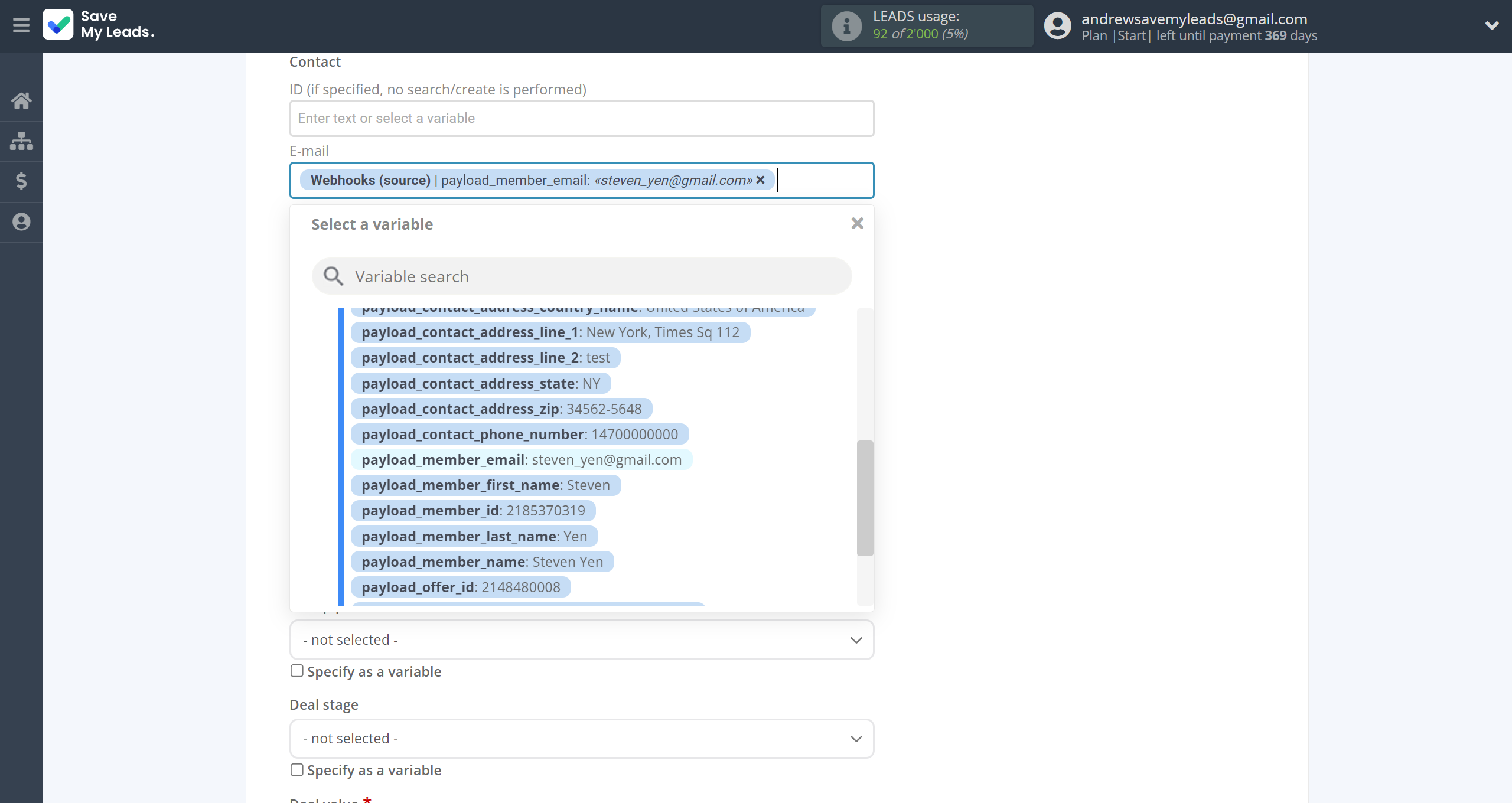How to Connect Webhooks with Freshworks Create Deal | Assigning fields How to Connect Webhooks with Freshworks Create Deal | Assigning fields