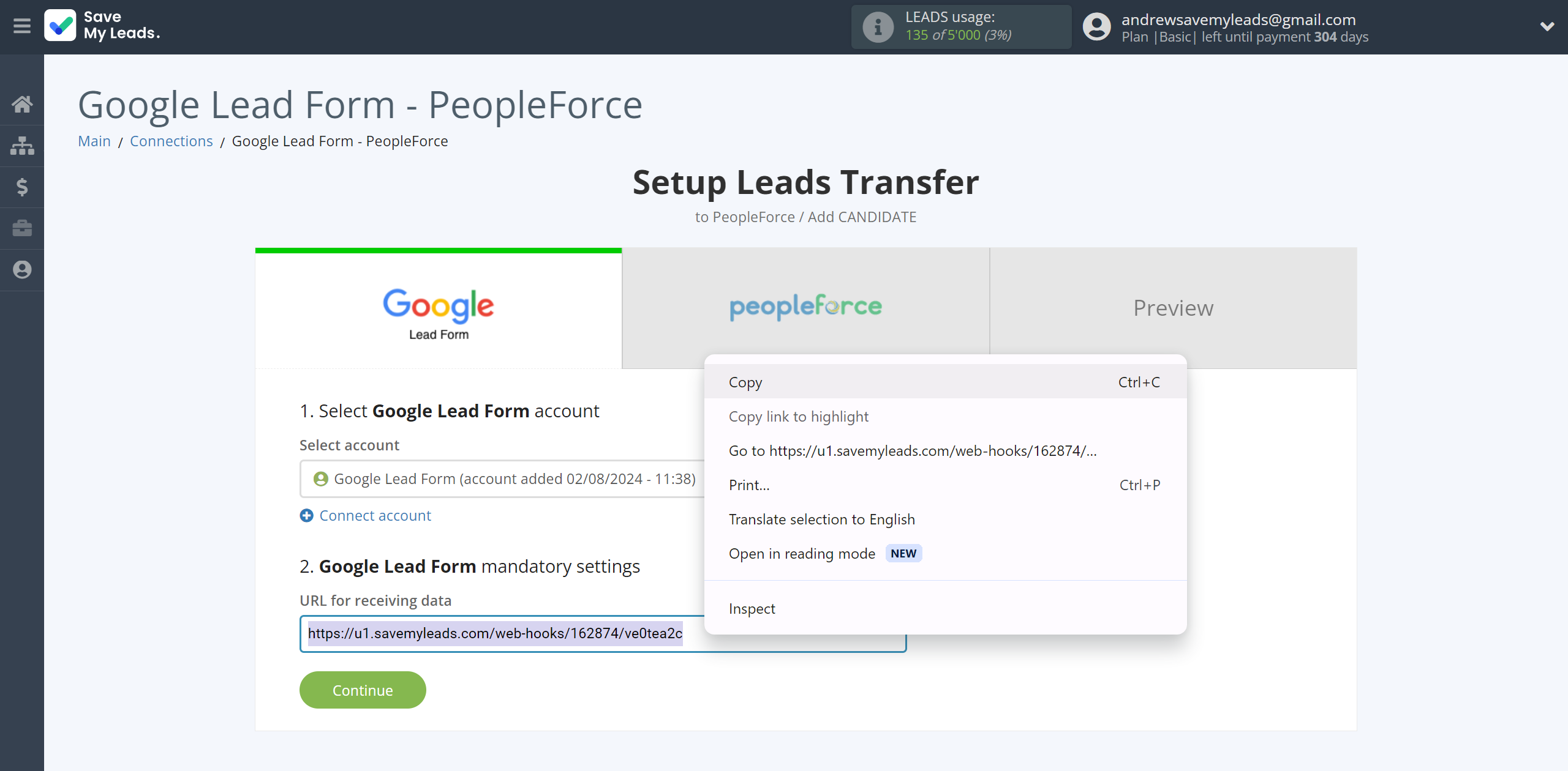 How to Connect Google Lead Form with PeopleForce Add Candidate | Data Source account connection How to Connect Google Lead Form with PeopleForce Add Candidate | Data Source account connection