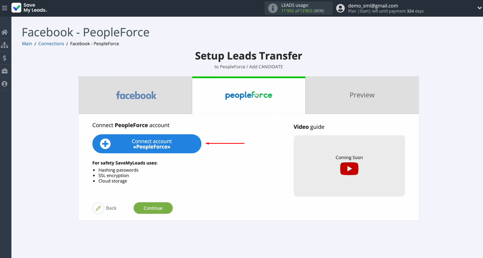 PeopleForce and Facebook integration | Connect your PeopleForce account to SaveMyLeads PeopleForce and Facebook integration | Connect your PeopleForce account to SaveMyLeads