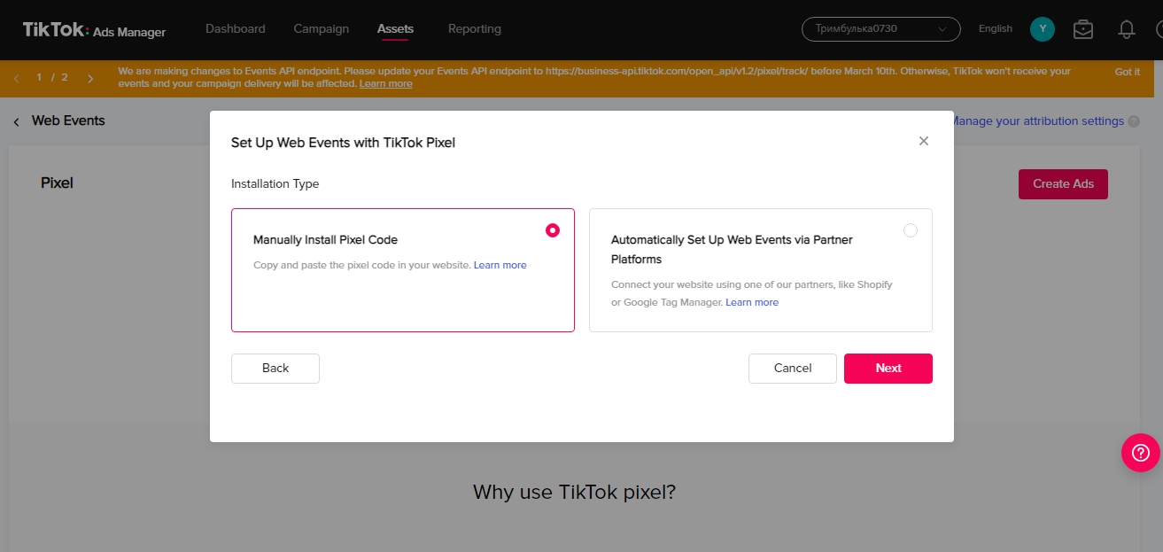 How to setup TikTok ads | Manually install How to setup TikTok ads | Manually install
