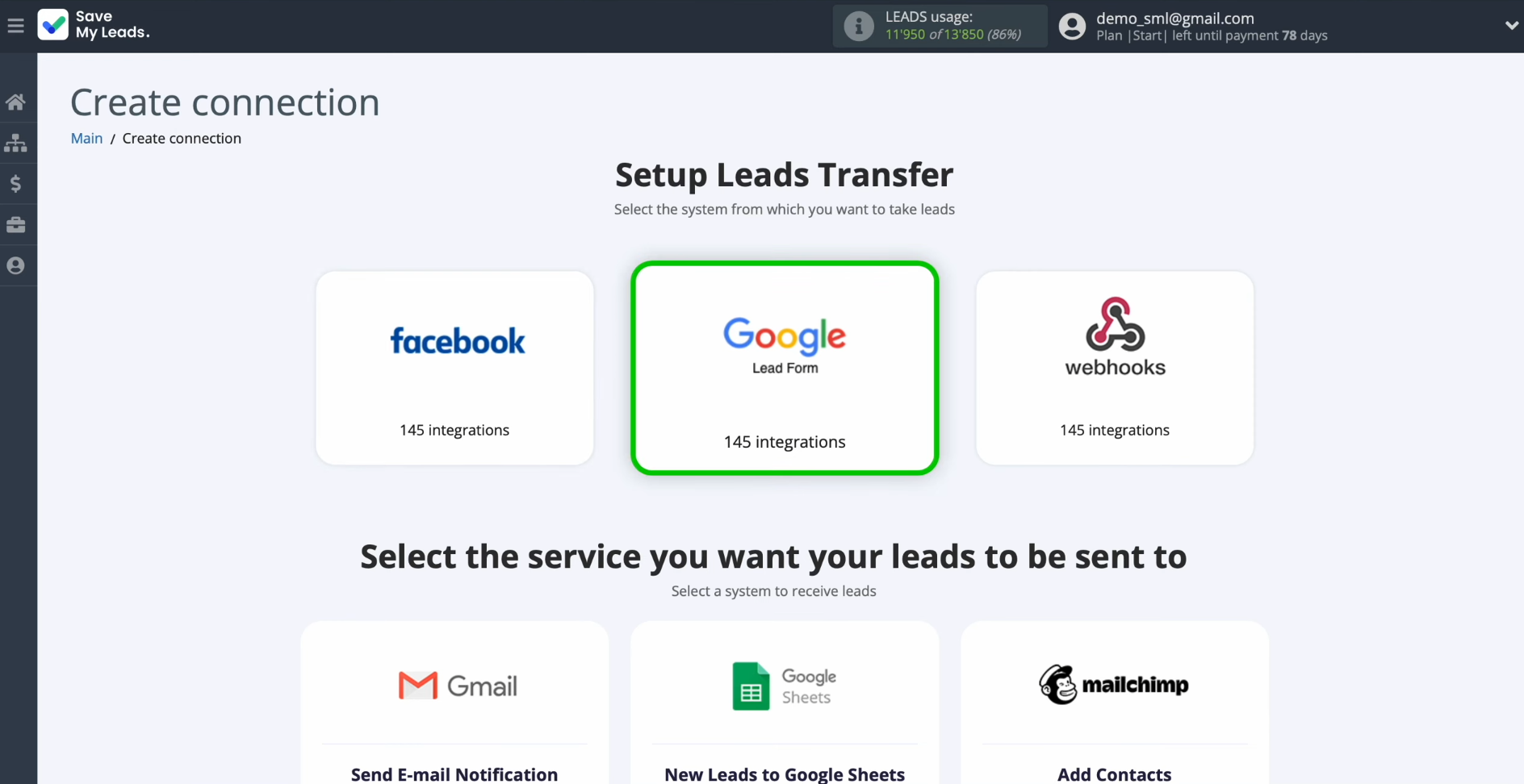 Google Lead Form and Sinch integration | Сhoose the Google Lead Form Google Lead Form and Sinch integration | Сhoose the Google Lead Form