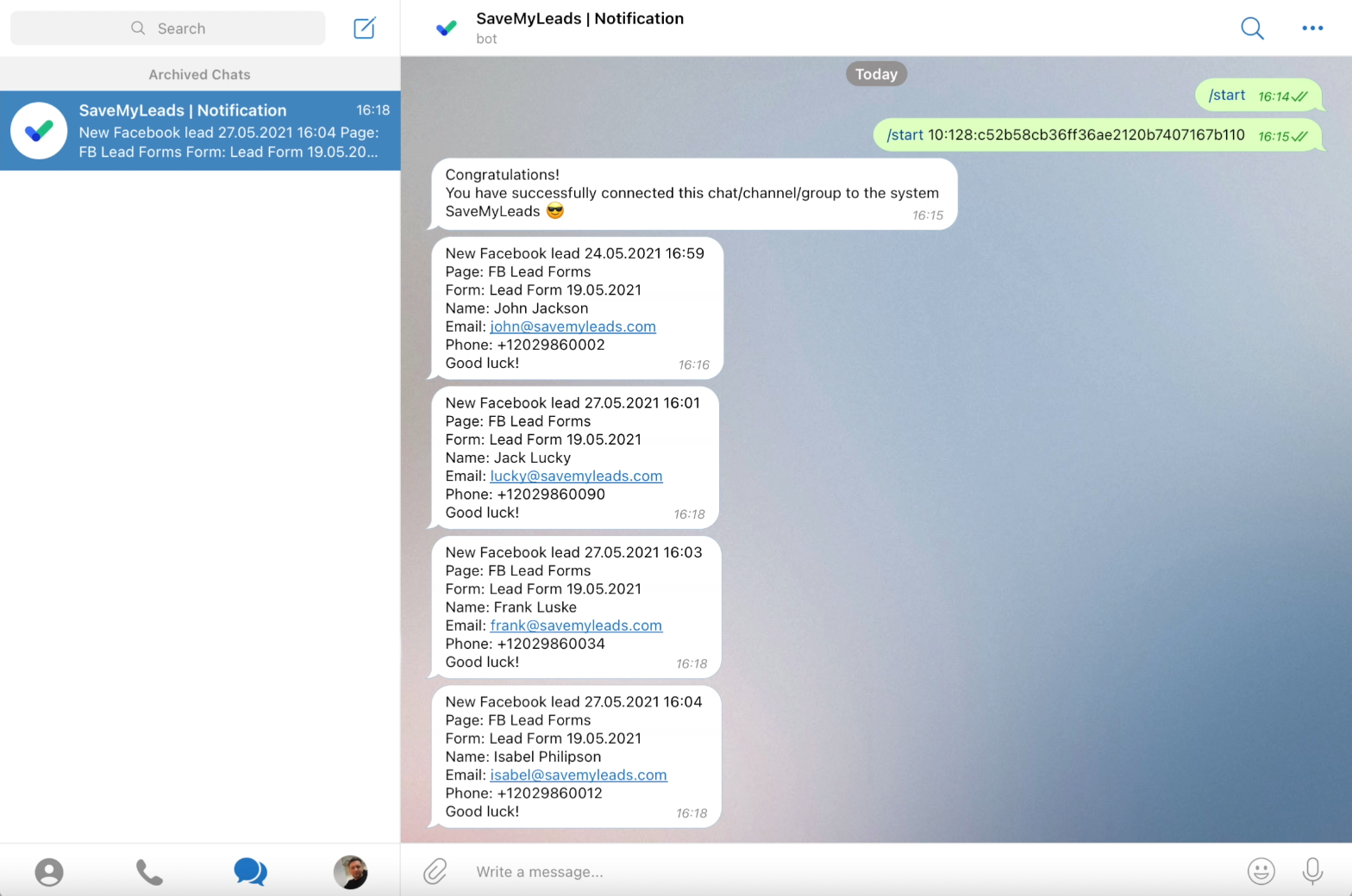 How to set up the upload of new leads from a Facebook advertising account in Telegram | Facebook leads sent as Telegram messages How to set up the upload of new leads from a Facebook advertising account in Telegram | Facebook leads sent as Telegram messages