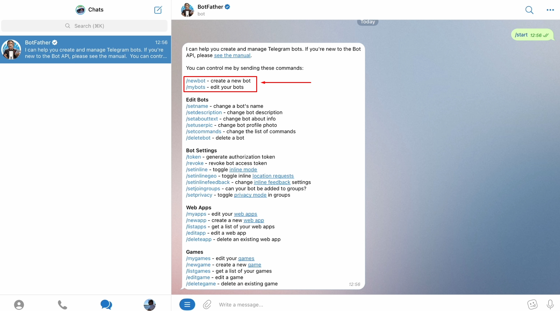 Facebook and Telegram integration | Click “New bot” or “My bots” Facebook and Telegram integration | Click “New bot” or “My bots”
