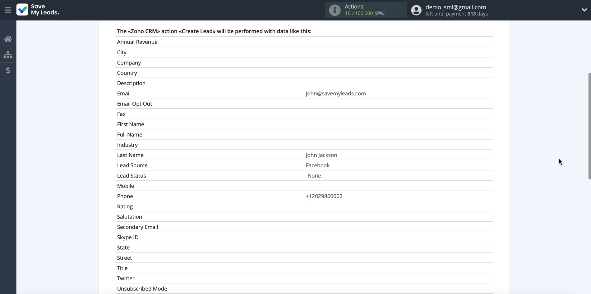 How to set up the upload of new leads from your Facebook ad account to Zoho CRM | Checking the downloaded data, part 2 How to set up the upload of new leads from your Facebook ad account to Zoho CRM | Checking the downloaded data, part 2