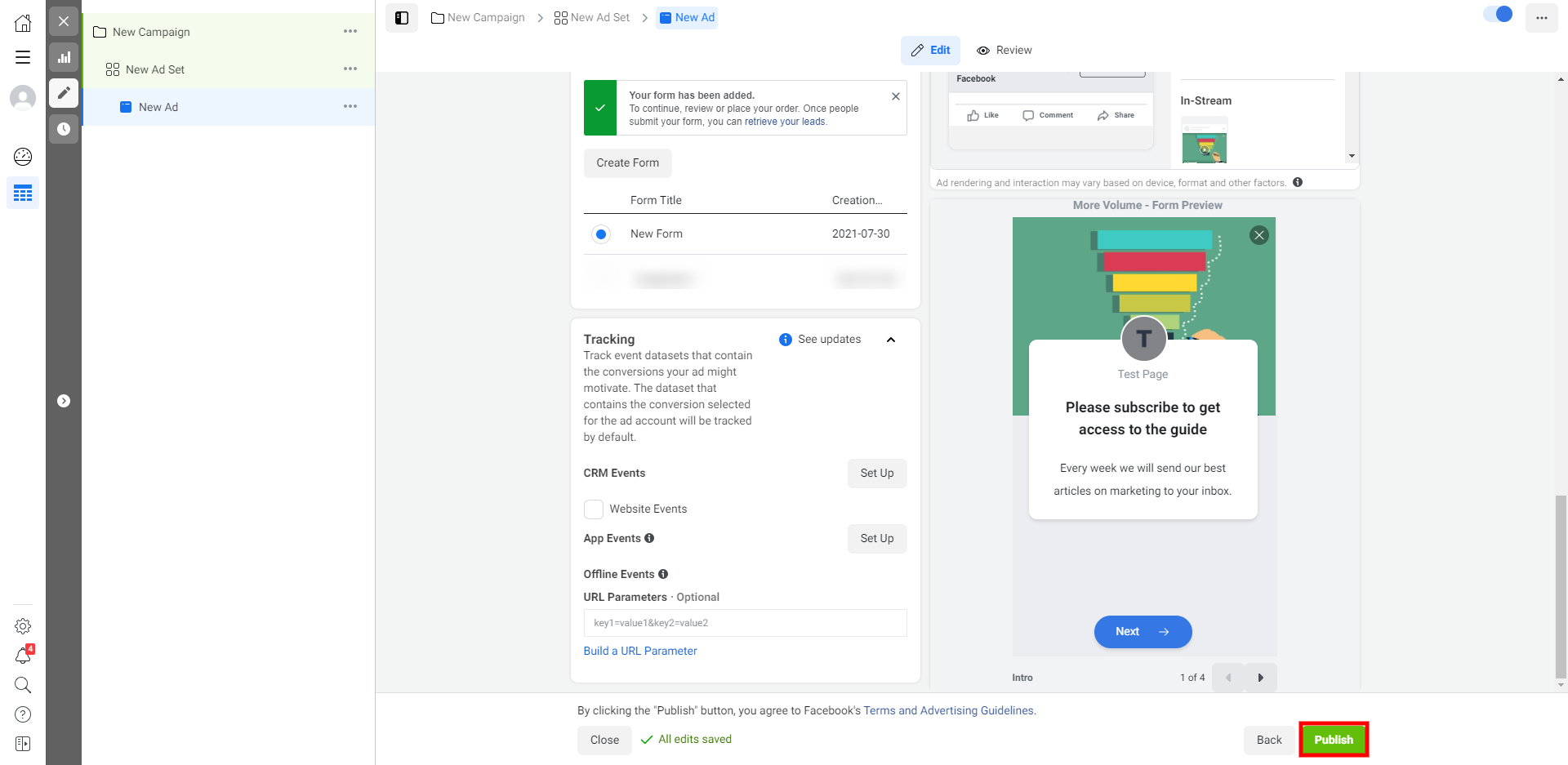 How to Set Up Facebook Lead Form Ads | Publishing a campaign How to Set Up Facebook Lead Form Ads | Publishing a campaign
