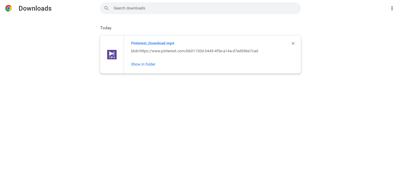 How to download Pinterest video | Show in folder How to download Pinterest video | Show in folder