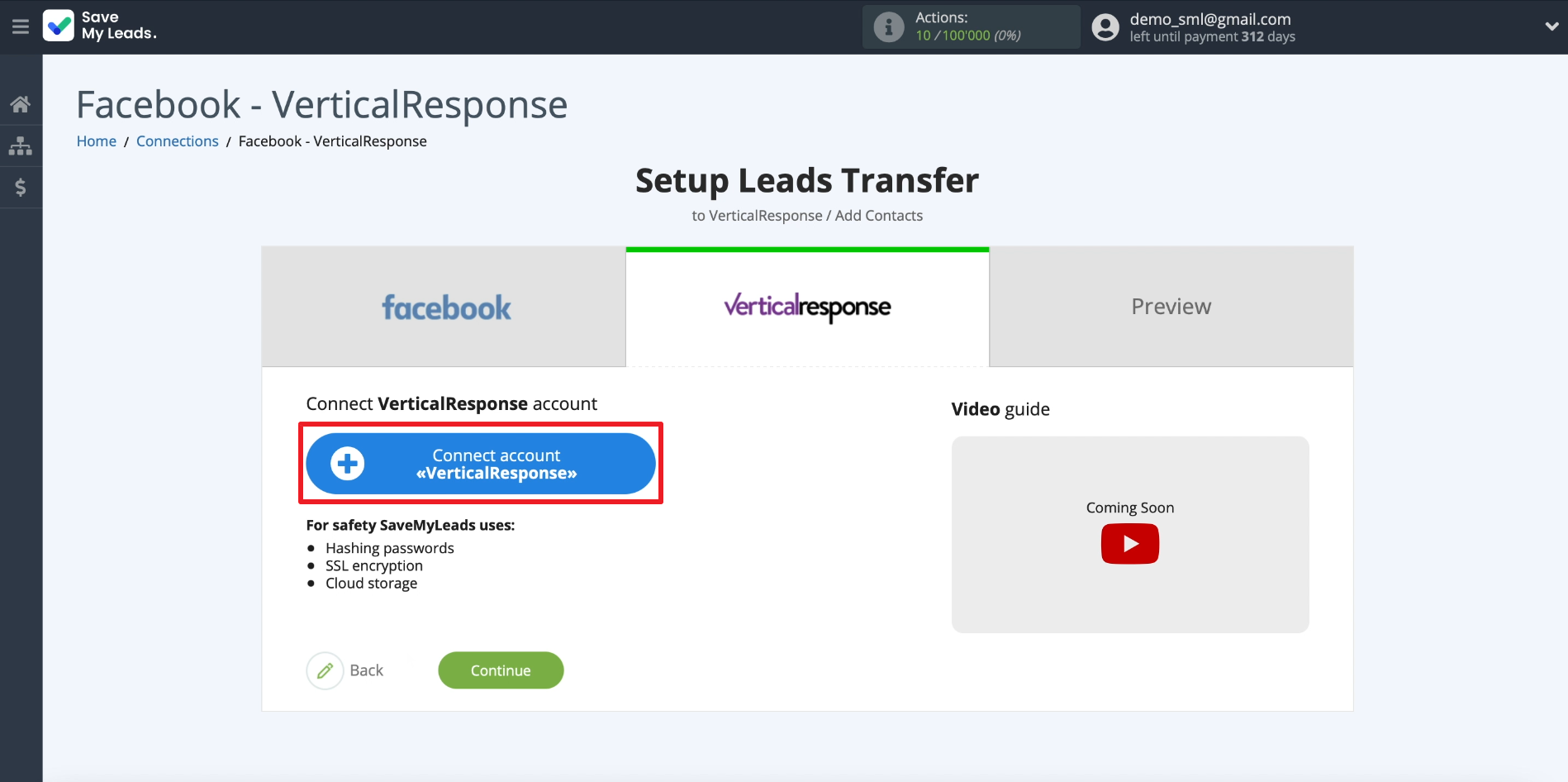 How to set up the upload of new leads from your Facebook ad account to your VerticalResponse email list | Connectng VerticalResponse account How to set up the upload of new leads from your Facebook ad account to your VerticalResponse email list | Connectng VerticalResponse account