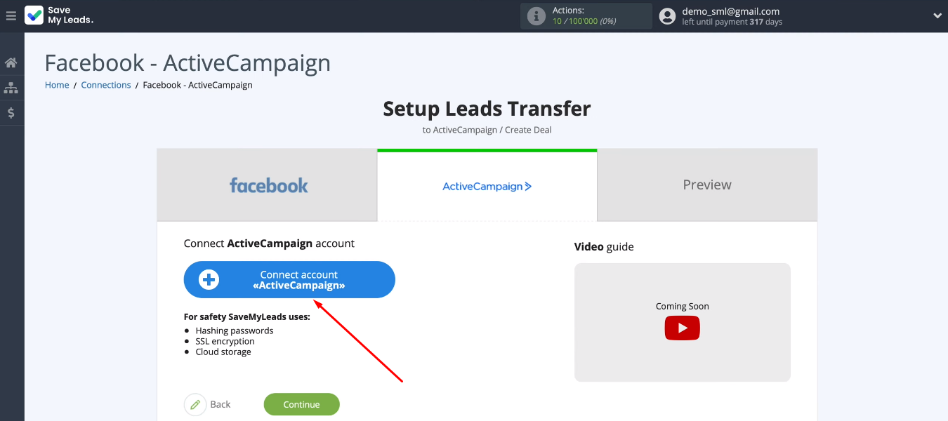 Facebook and ActiveCampaign integration | Add an ActiveCampaign account Facebook and ActiveCampaign integration | Add an ActiveCampaign account