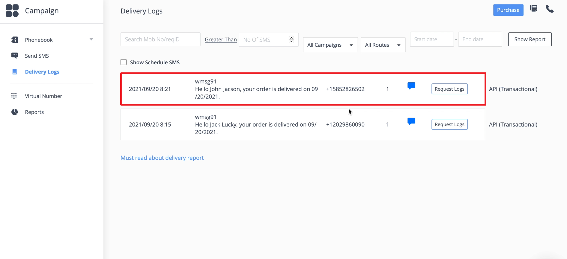 Facebook and MSG91 integration | Sent message Facebook and MSG91 integration | Sent message