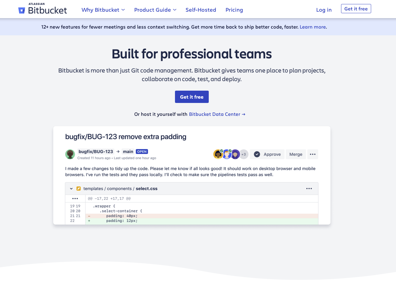 Bitbucket is a popular online hosting and collaborative project development service. Bitbucket is a popular online hosting and collaborative project development service.