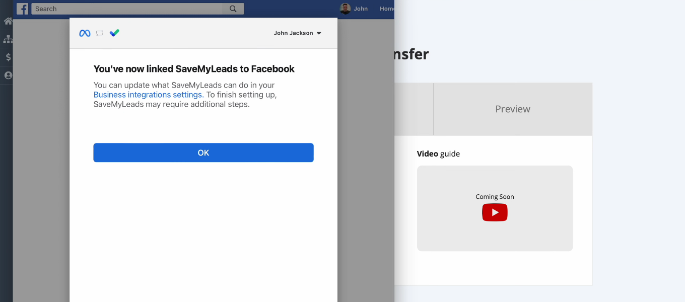 Facebook Lead Ads and Smartsheet integration | The account has been added Facebook Lead Ads and Smartsheet integration | The account has been added