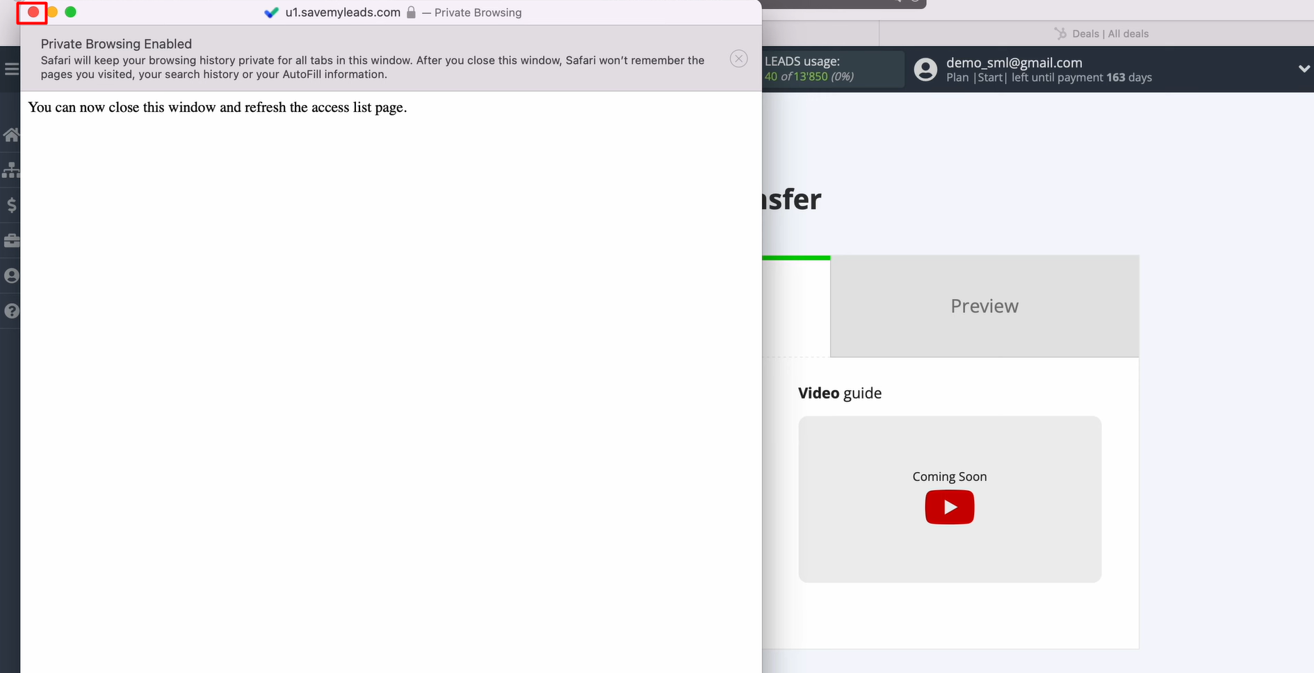 HubSpot and TikTok integration | Close the authentication window HubSpot and TikTok integration | Close the authentication window
