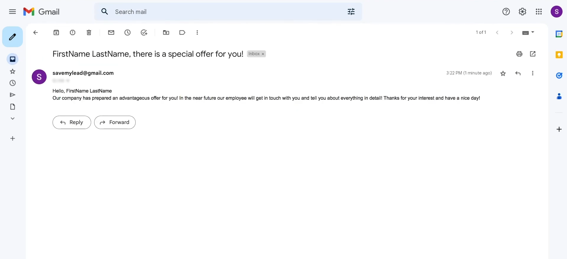 Google Lead Form and Gmail integration | To check the result, go to Gmail Google Lead Form and Gmail integration | To check the result, go to Gmail