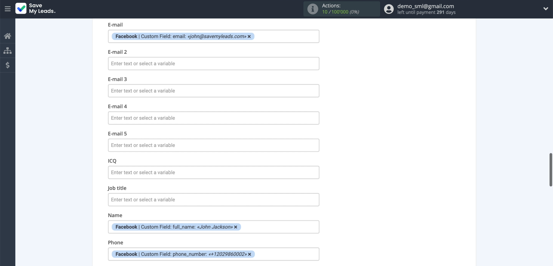 Set up sending leads to WireCRM, part 6 Set up sending leads to WireCRM, part 6 