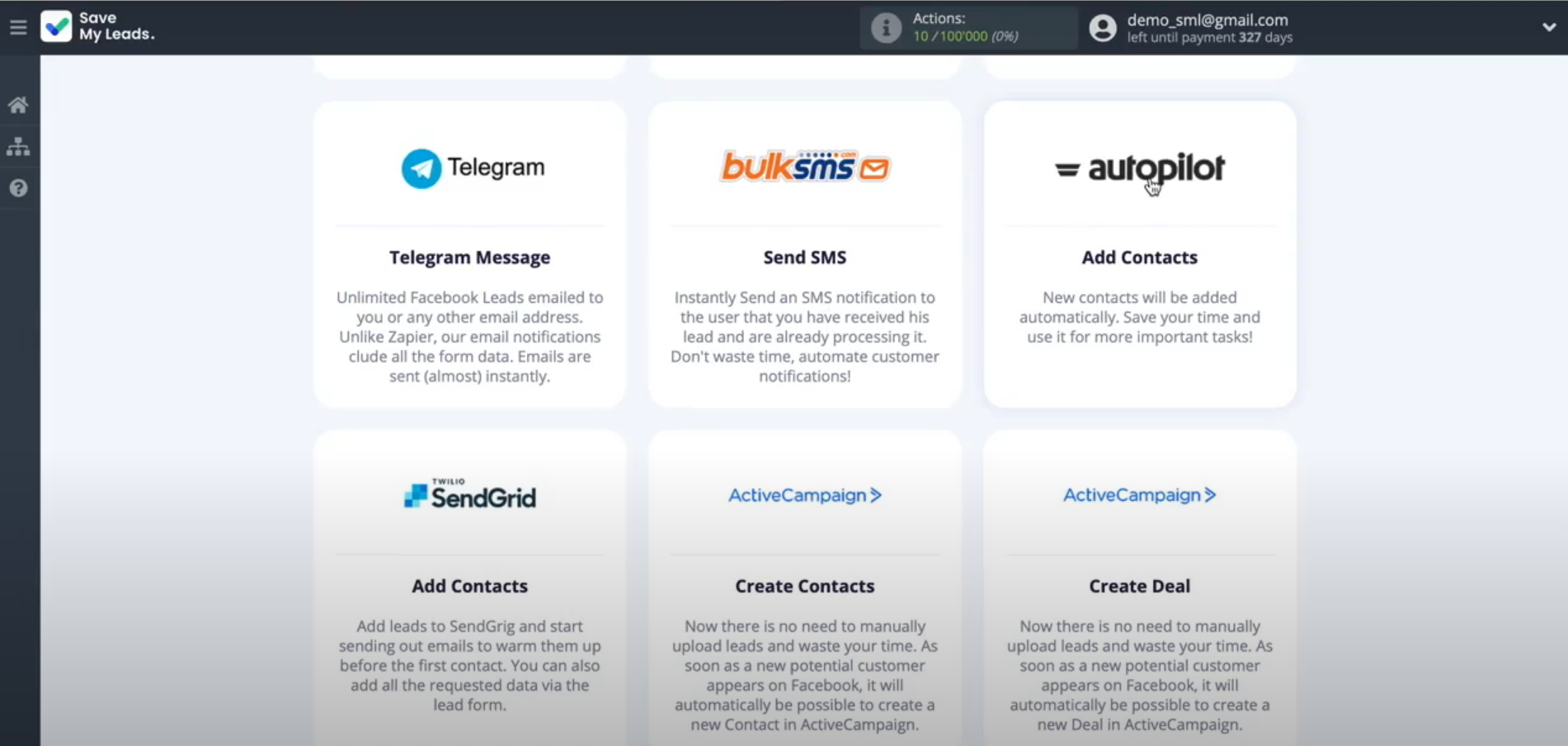 Choose a system template Choose a system template