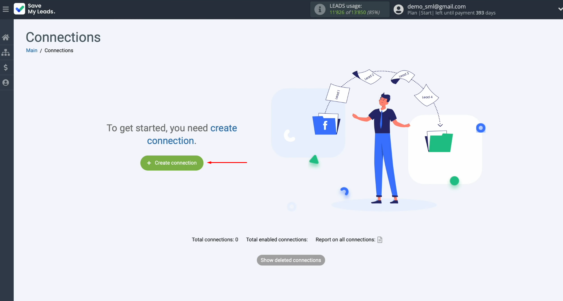 Google Ads Lead Form and ClickUp integration | Begin by creating a new connection Google Ads Lead Form and ClickUp integration | Begin by creating a new connection