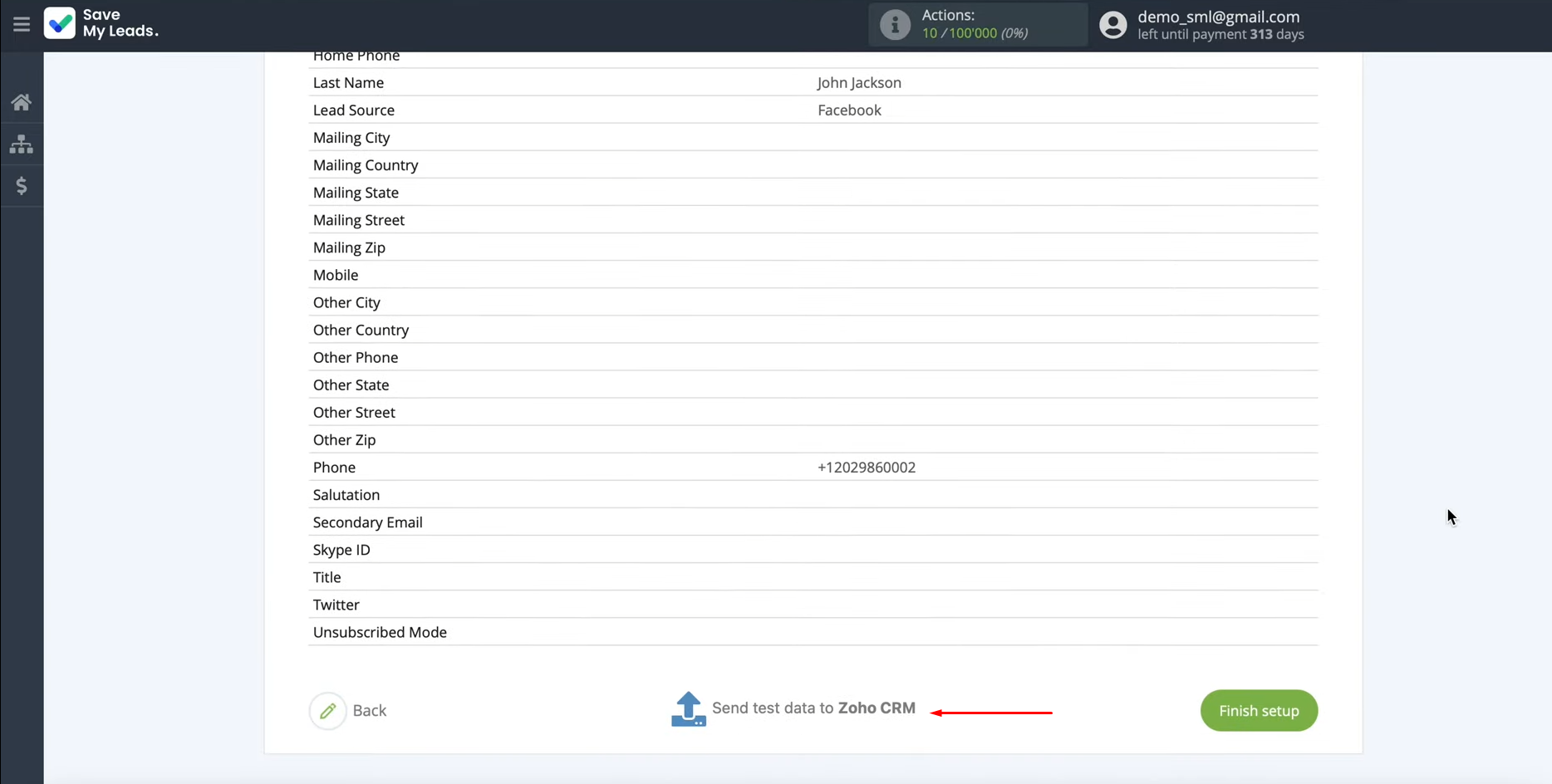 Facebook Lead Ads and Zoho CRM integration | Send test data to Zoho CRM Facebook Lead Ads and Zoho CRM integration | Send test data to Zoho CRM