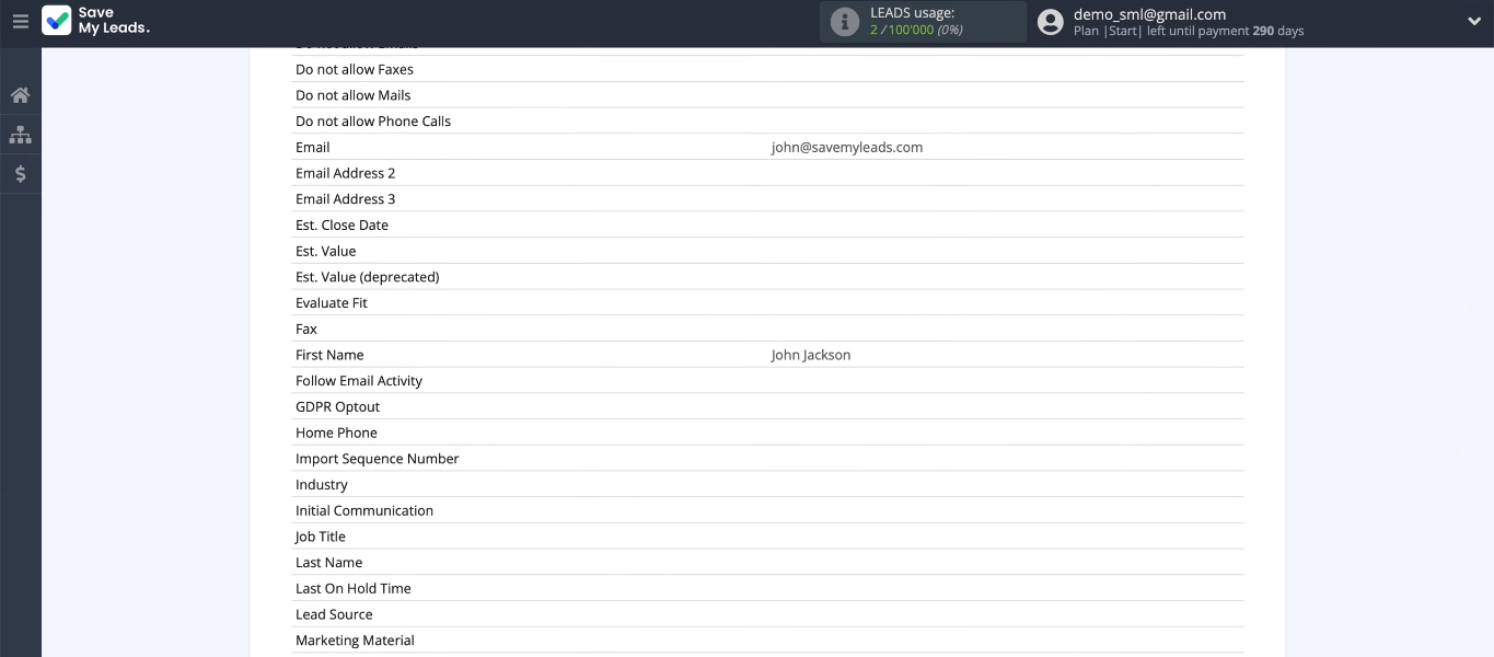 Facebook and Microsoft Dynamics 365 integration | Lead example Facebook and Microsoft Dynamics 365 integration | Lead example