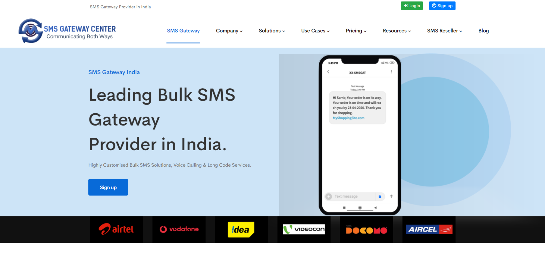 A selection of services for SMS-mailings | SMS Gateway Center A selection of services for SMS-mailings | SMS Gateway Center