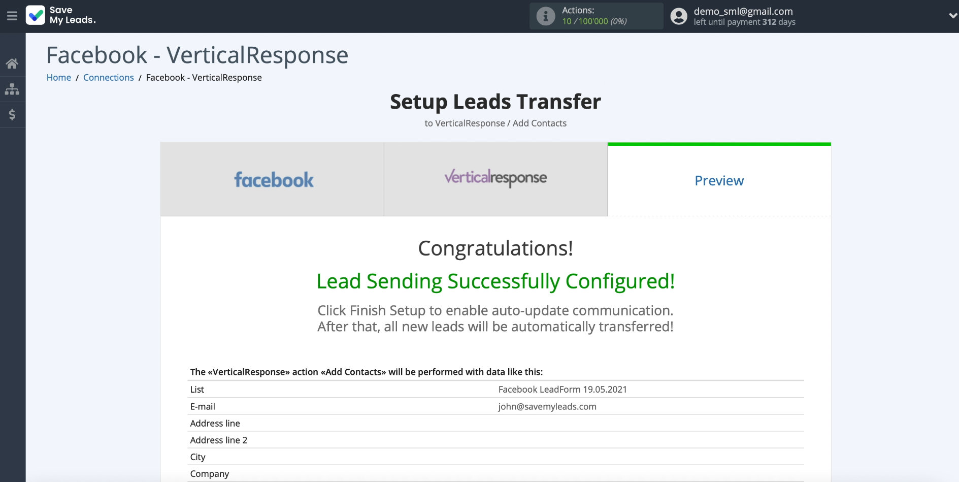 How to set up the upload of new leads from your Facebook ad account to your VerticalResponse email list | Checking test lead data part 1 How to set up the upload of new leads from your Facebook ad account to your VerticalResponse email list | Checking test lead data part 1